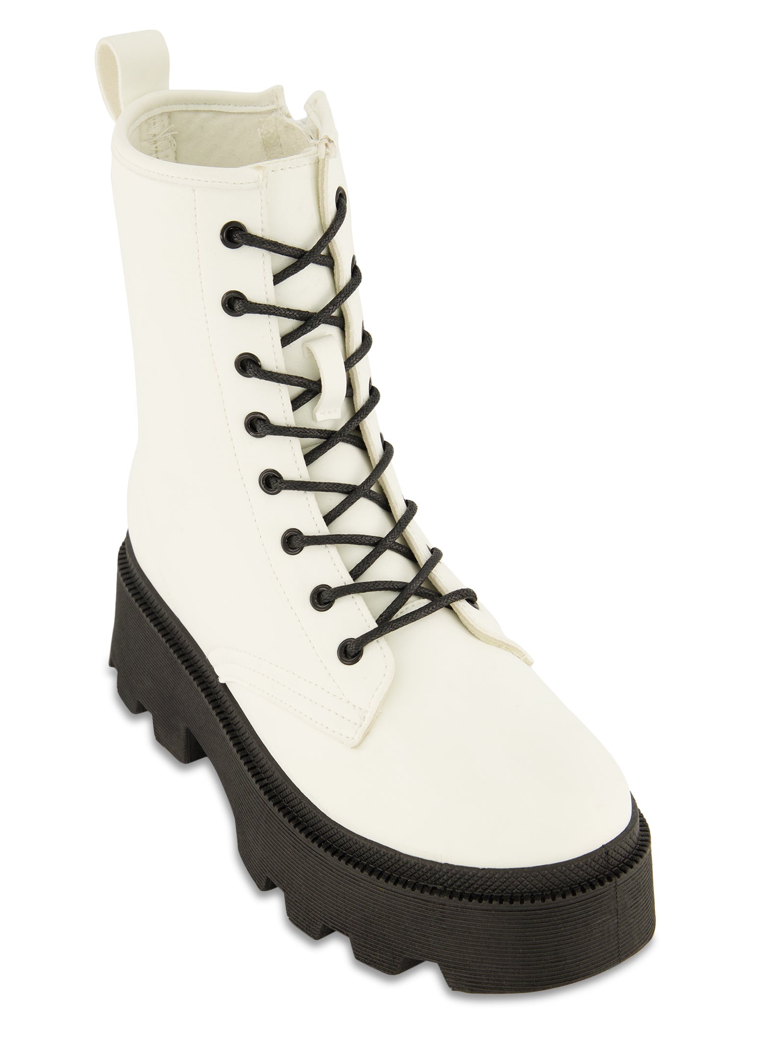 Rainbow Shops Platform Lug Sole Combat Boots – Women's