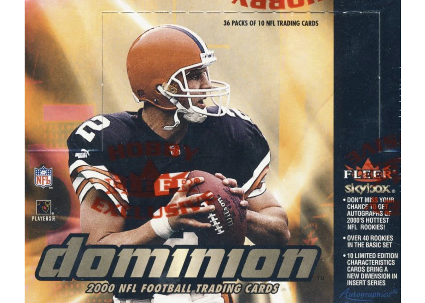 2000 Fleer Dominion Football Hobby Box