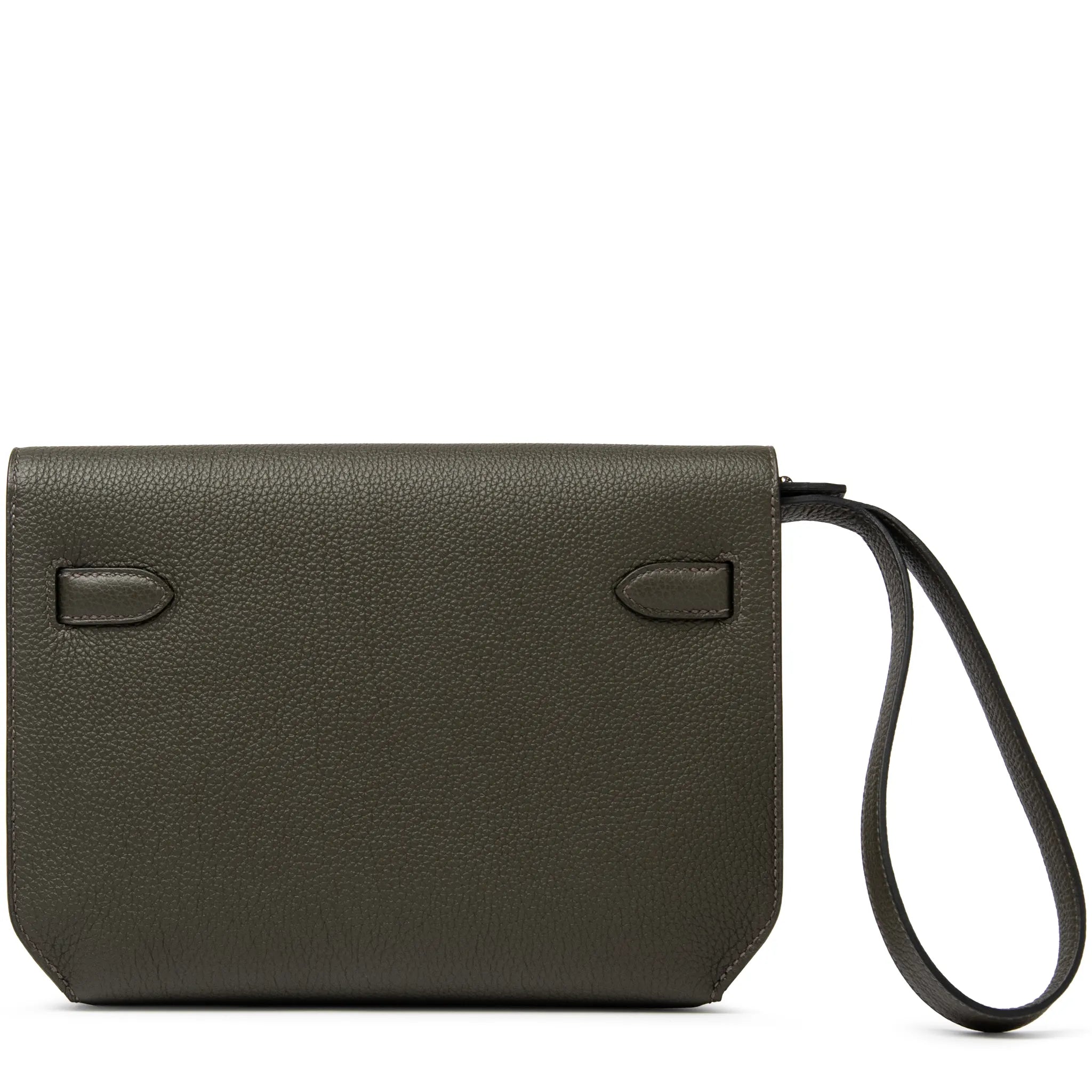 Hermès Paris Hermes Kelly Depeches 25 Togo Calfskin Vert De Gris Palladium Hardware - view 2