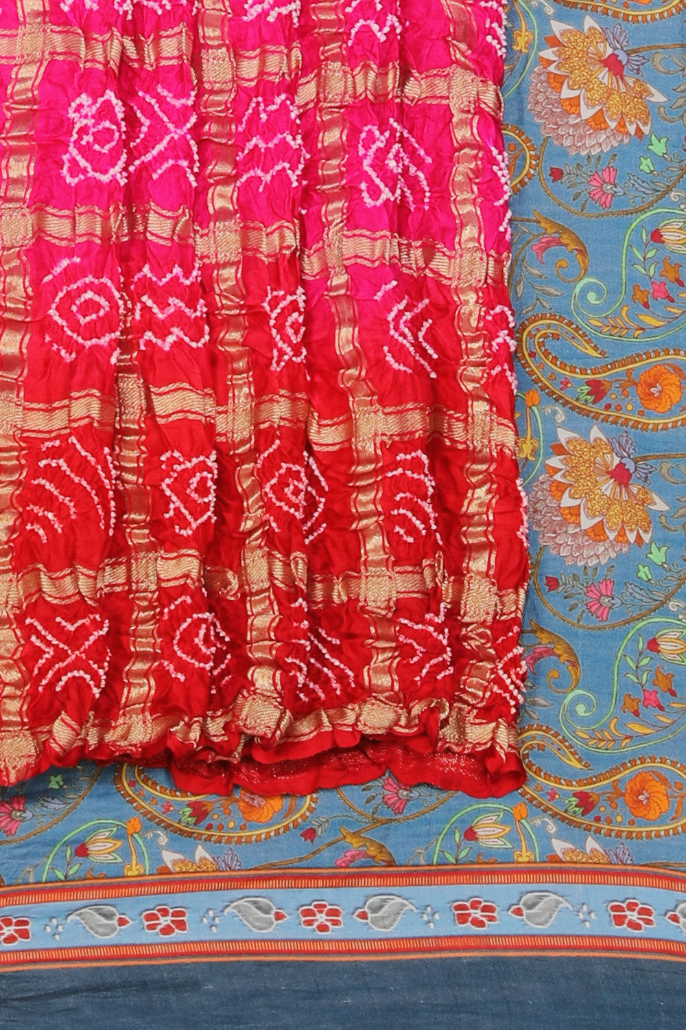Kalanjali Gorgeous Bandhani Saree – Women's