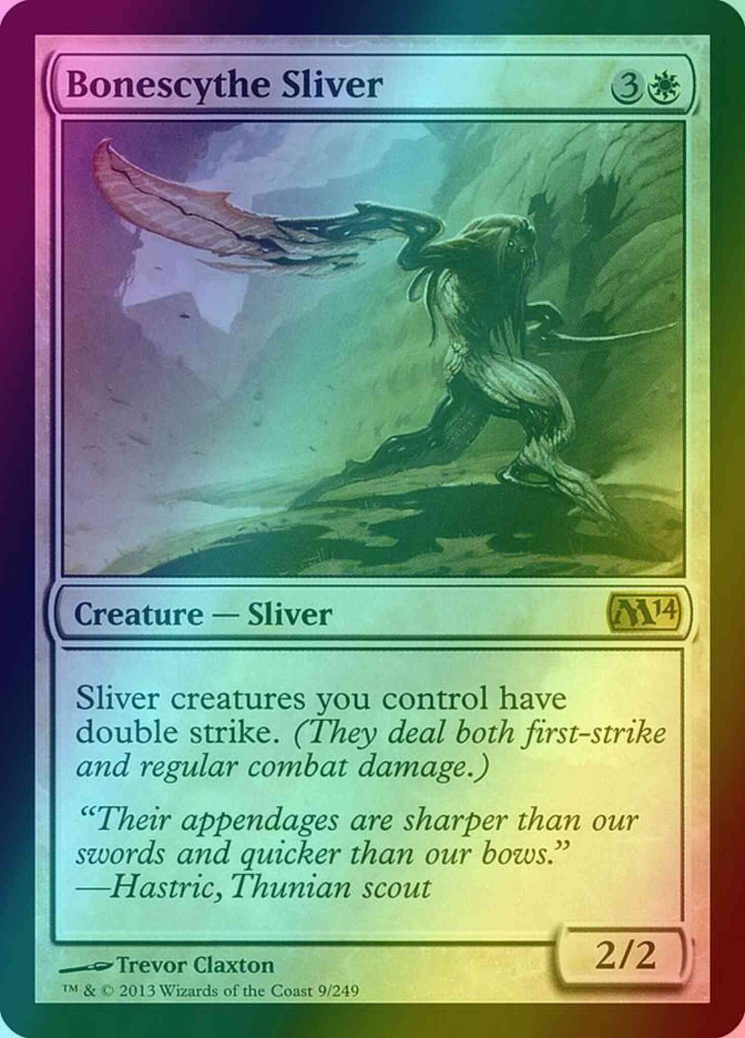 Sliver 9 magic – Bonescythe Sliver [9] [Magic 2014] [Foil]