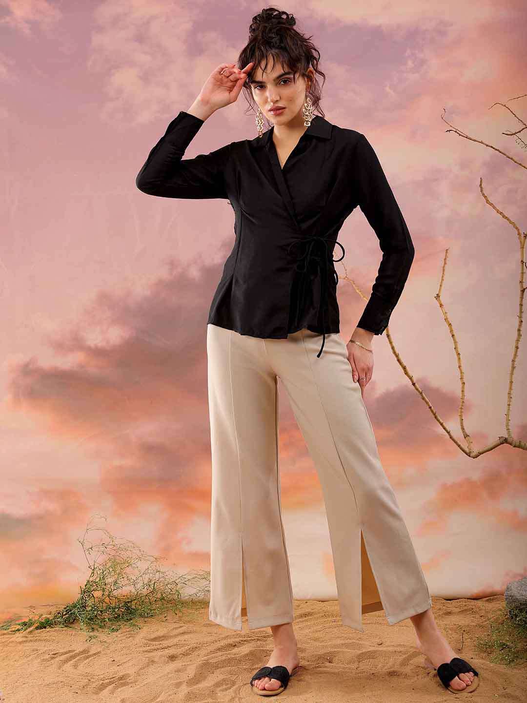 Freehand by The Indian Garage Co Women Solid Top - view 2