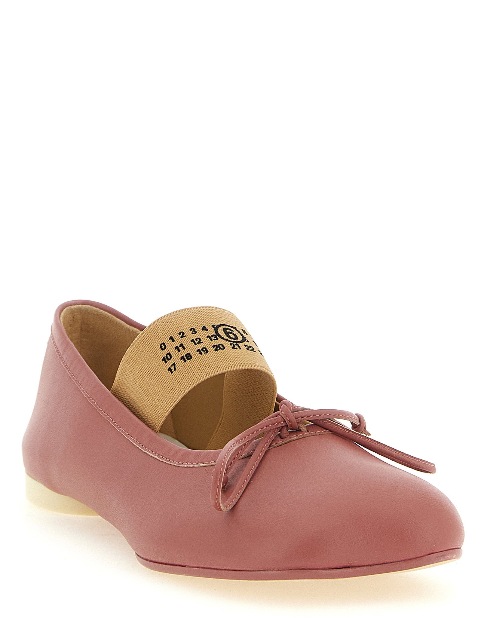 Mm6 Maison Margiela Anatomic Numeric Ballet Flats - view 2