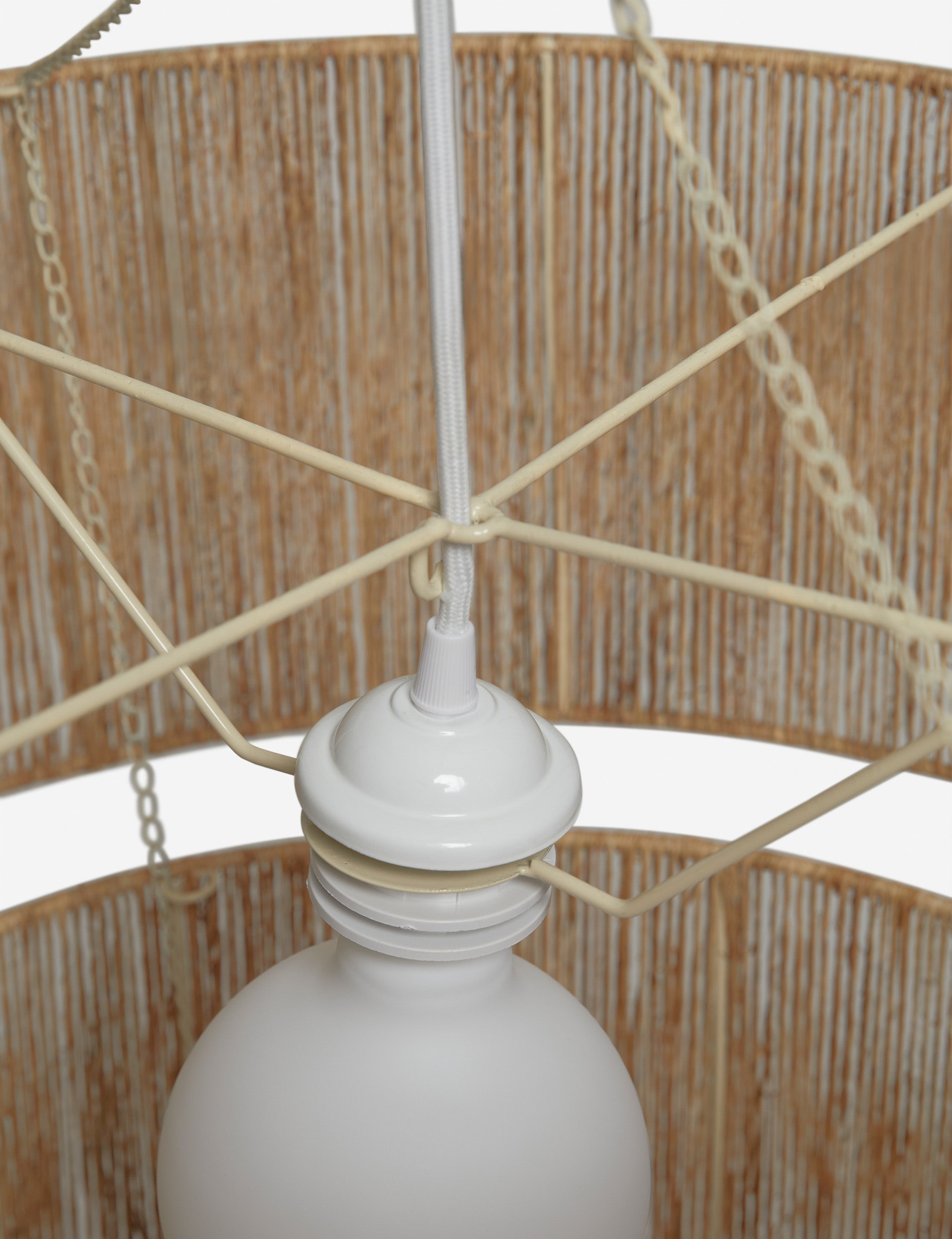 Lulu and Georgia Chavette Chandelier, Natural - view 5