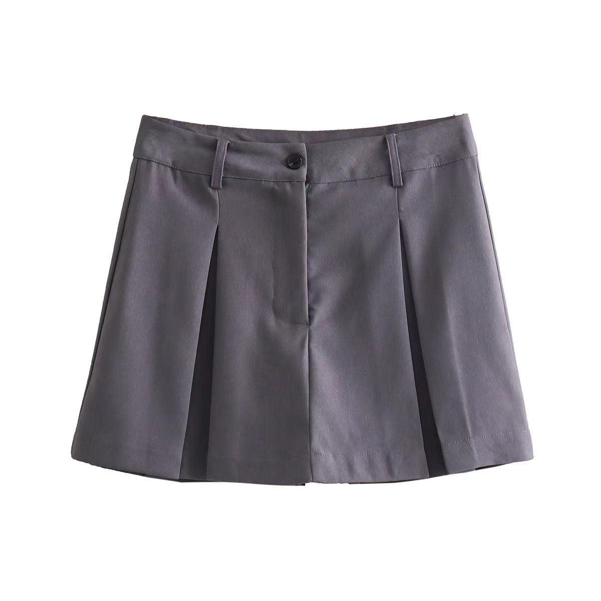 Alamode By Akanksha Dexo Luxe Linen Coord Set in Grey - view 2