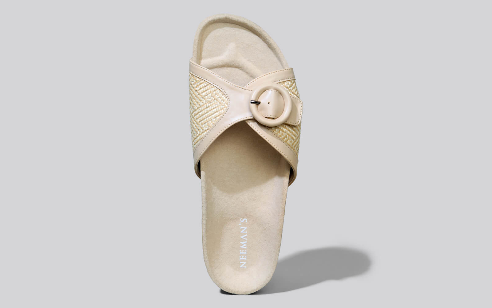 Neeman's Boheme Chic Slides : Beige - view 2