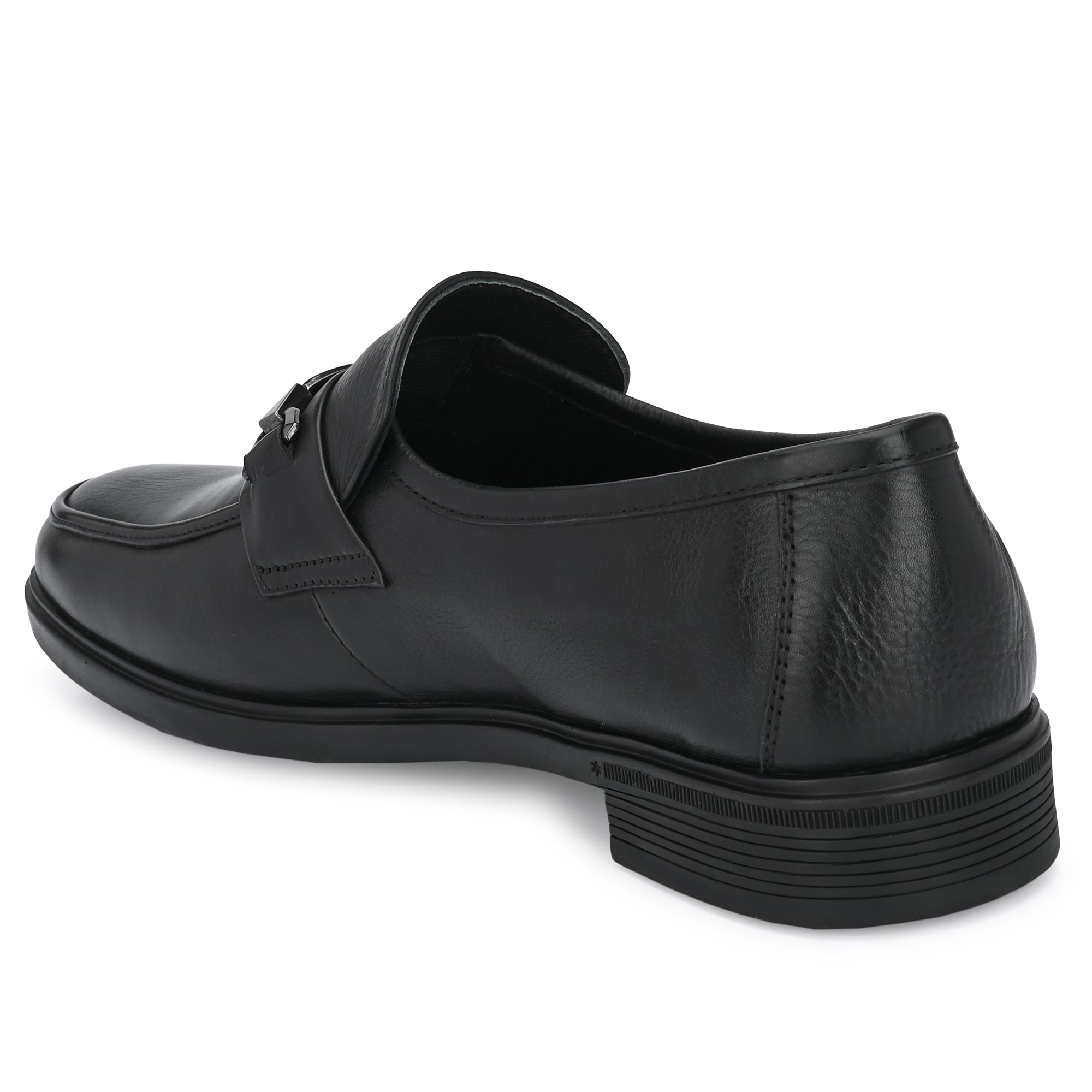 egoss-shoes Egoss Leather Buckled Slip On Shoes For Men - view 7
