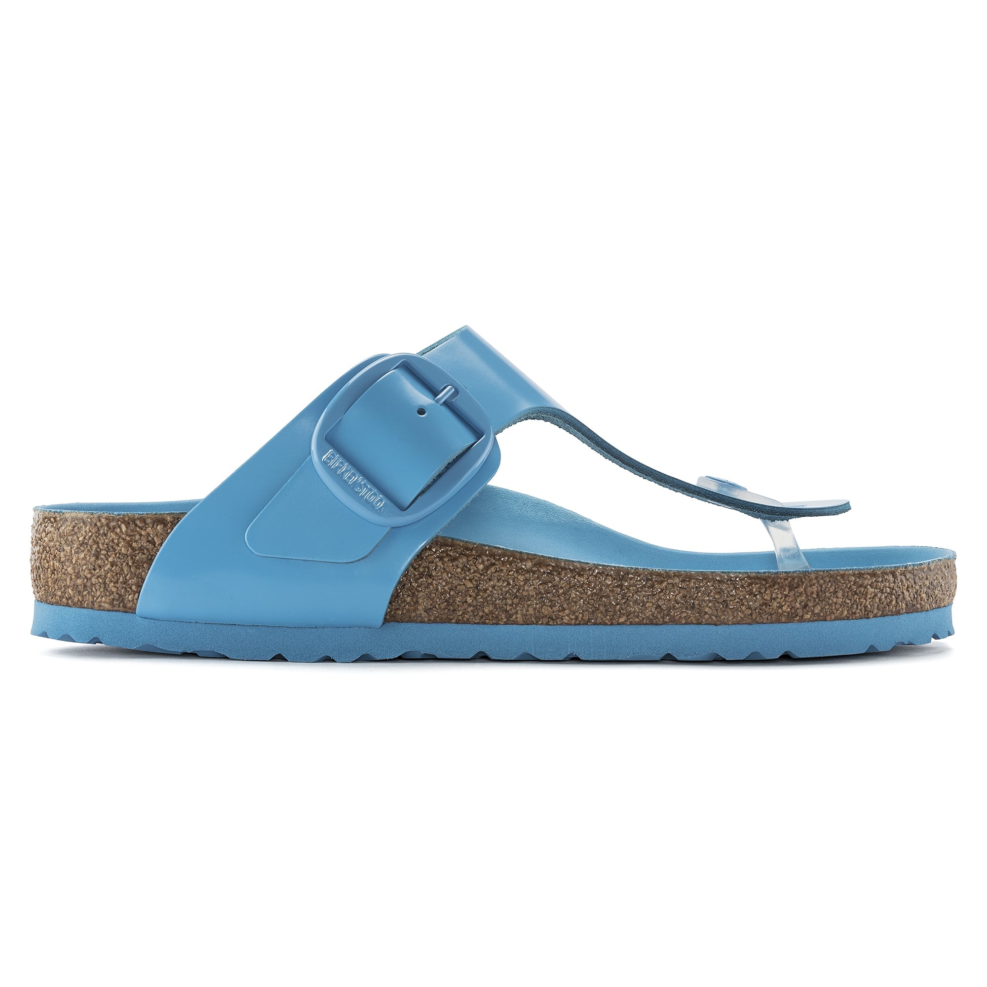Birkenstock Gizeh Big Buckle Natural Leather Patent - view 4