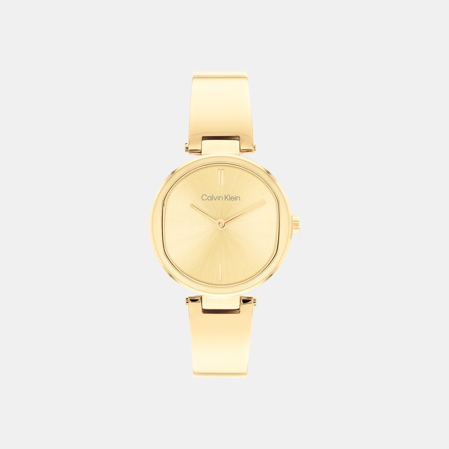 Calvin Klein Ck Elevated Women Quartz Gold Dial Analog Stainless Steel Watch 25200309