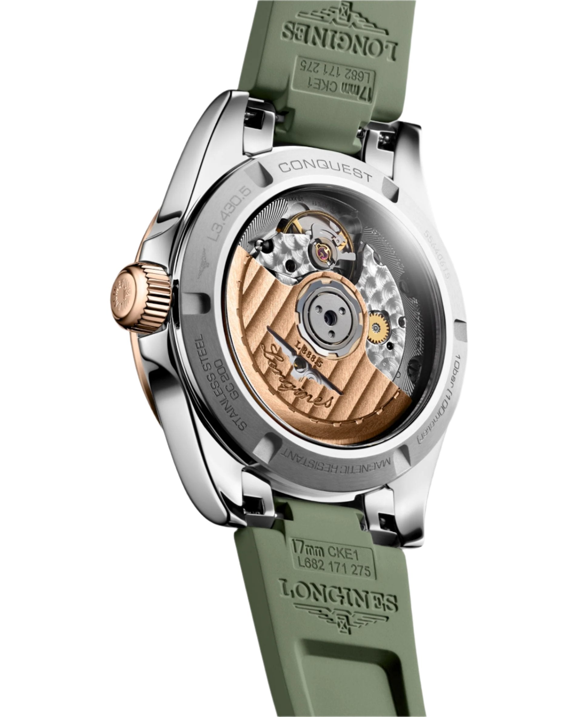 Longines Conquest Sunray Green Dial Men 34mm - view 2