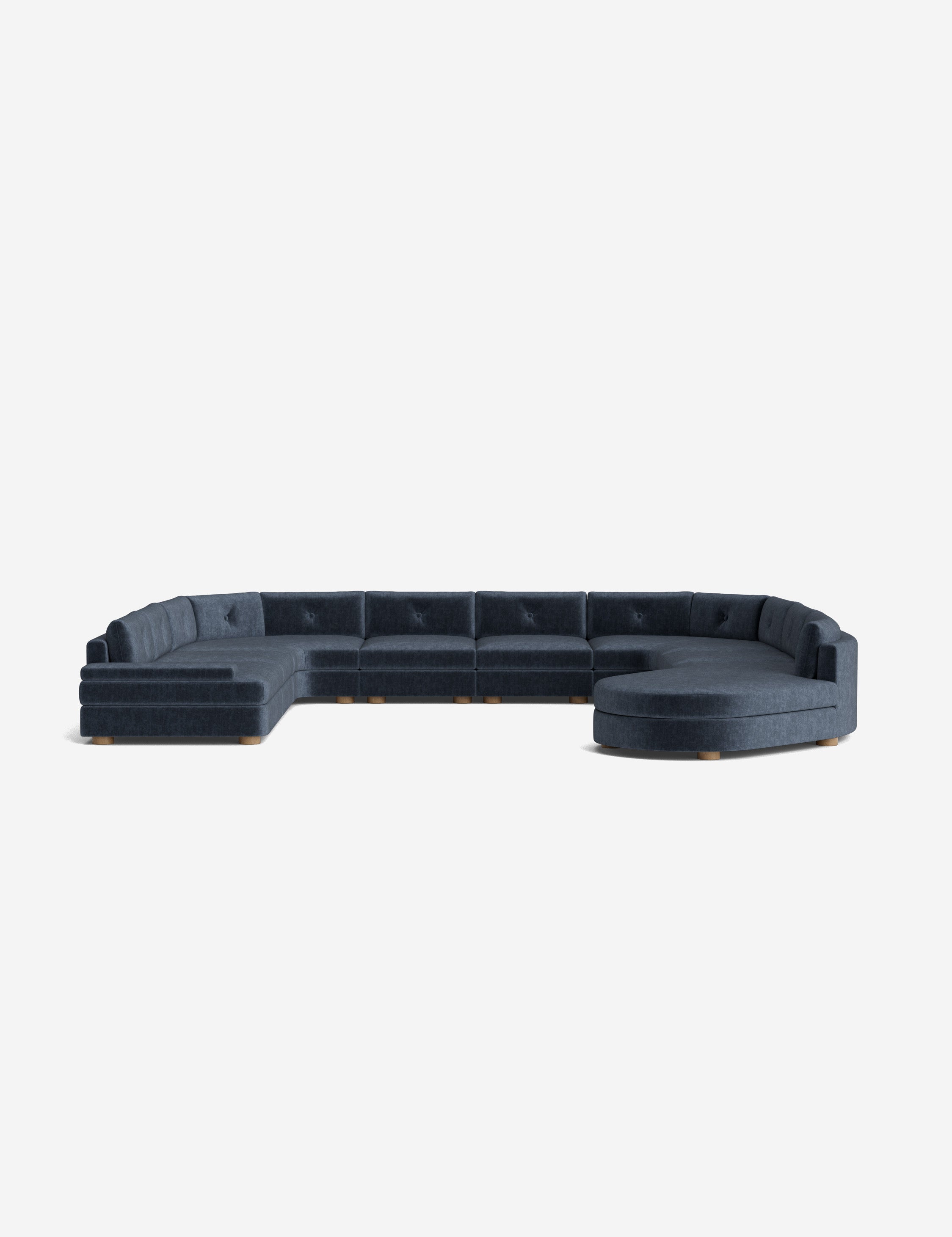 Lulu and Georgia Hill Modular U-Shaped Sectional Sofa - view 10