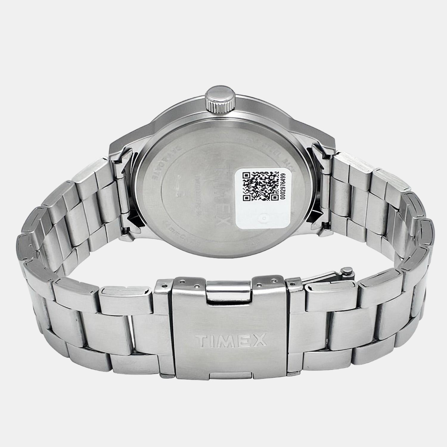 Timex Fashion Men Quartz Silver Dial Chronograph Stainless Steel Watch TWEG19900 - view 5