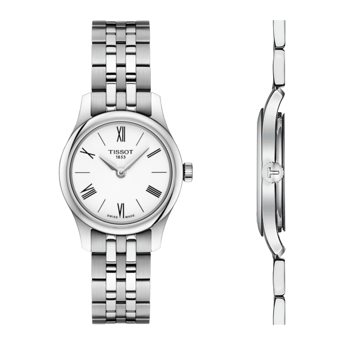 Tissot T-Classic White Dial Women 25mm - view 2