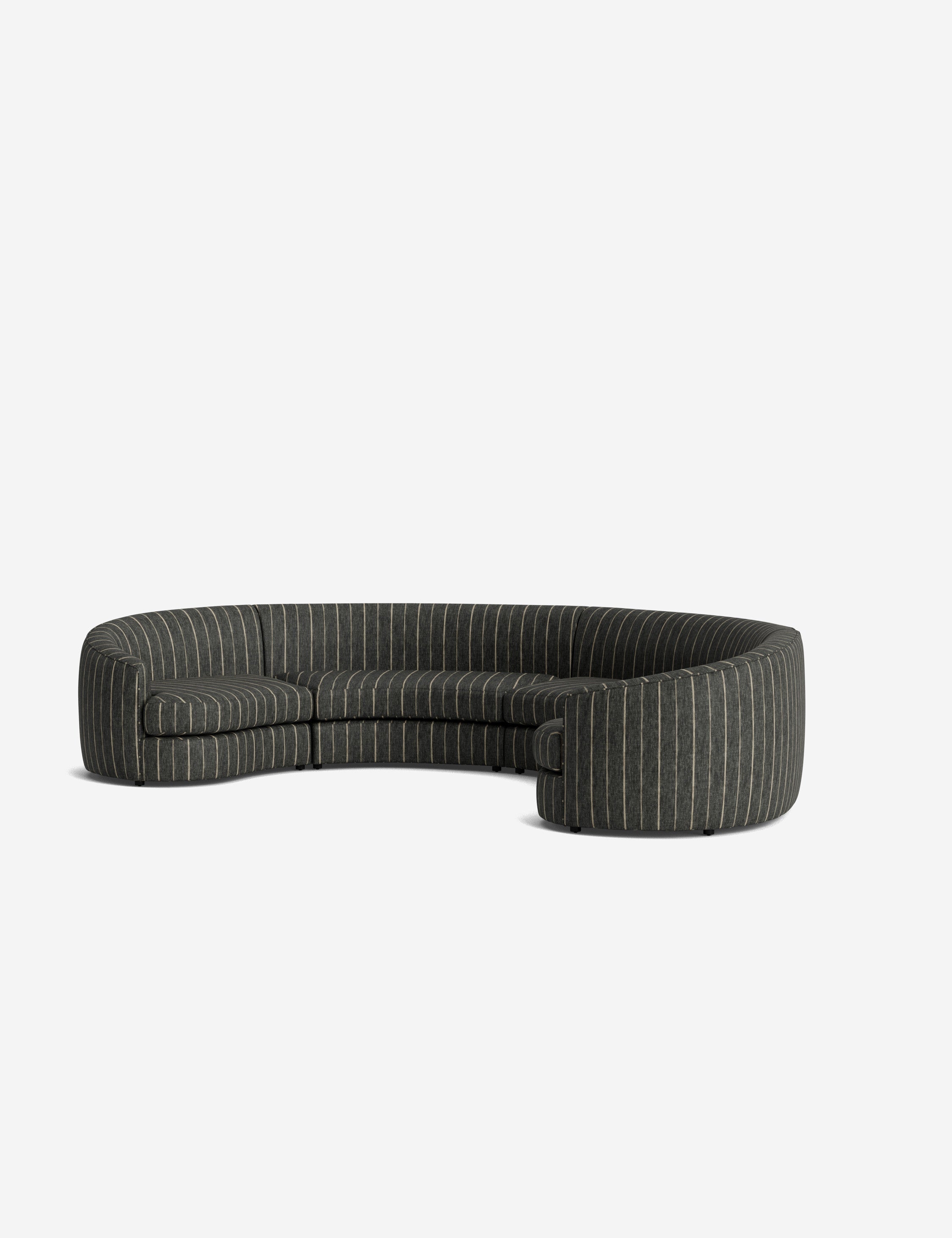 Lulu and Georgia Imada Modular Curved Sectional Sofa - view 213