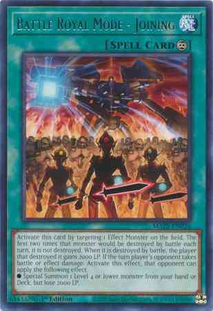 Yu-Gi-Oh! Battle Royal Mode - Joining - MAZE-EN026 - Rare - 1st Edition