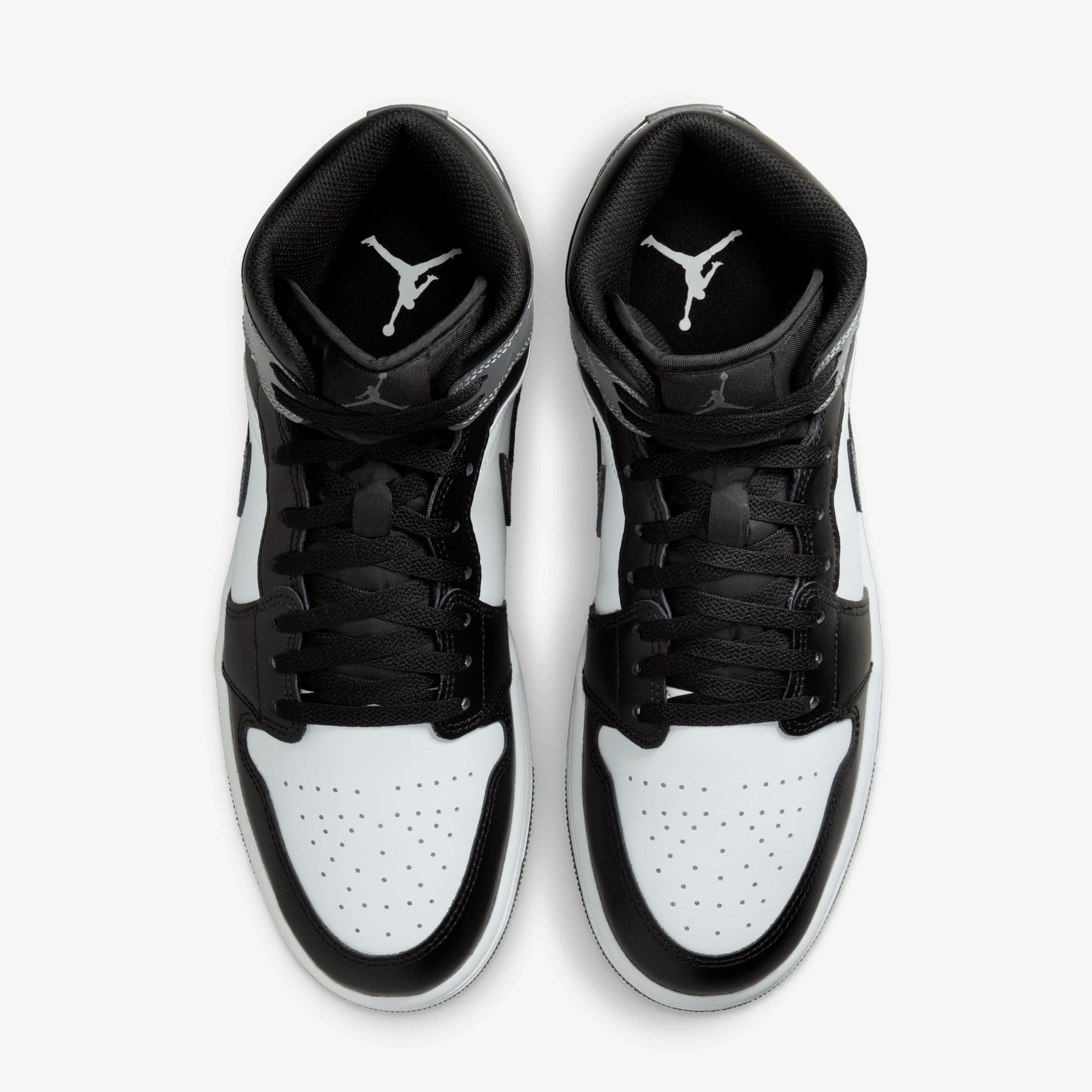 Jordan | Air Jordan 1 Mid { Black/iron Grey-white - view 2
