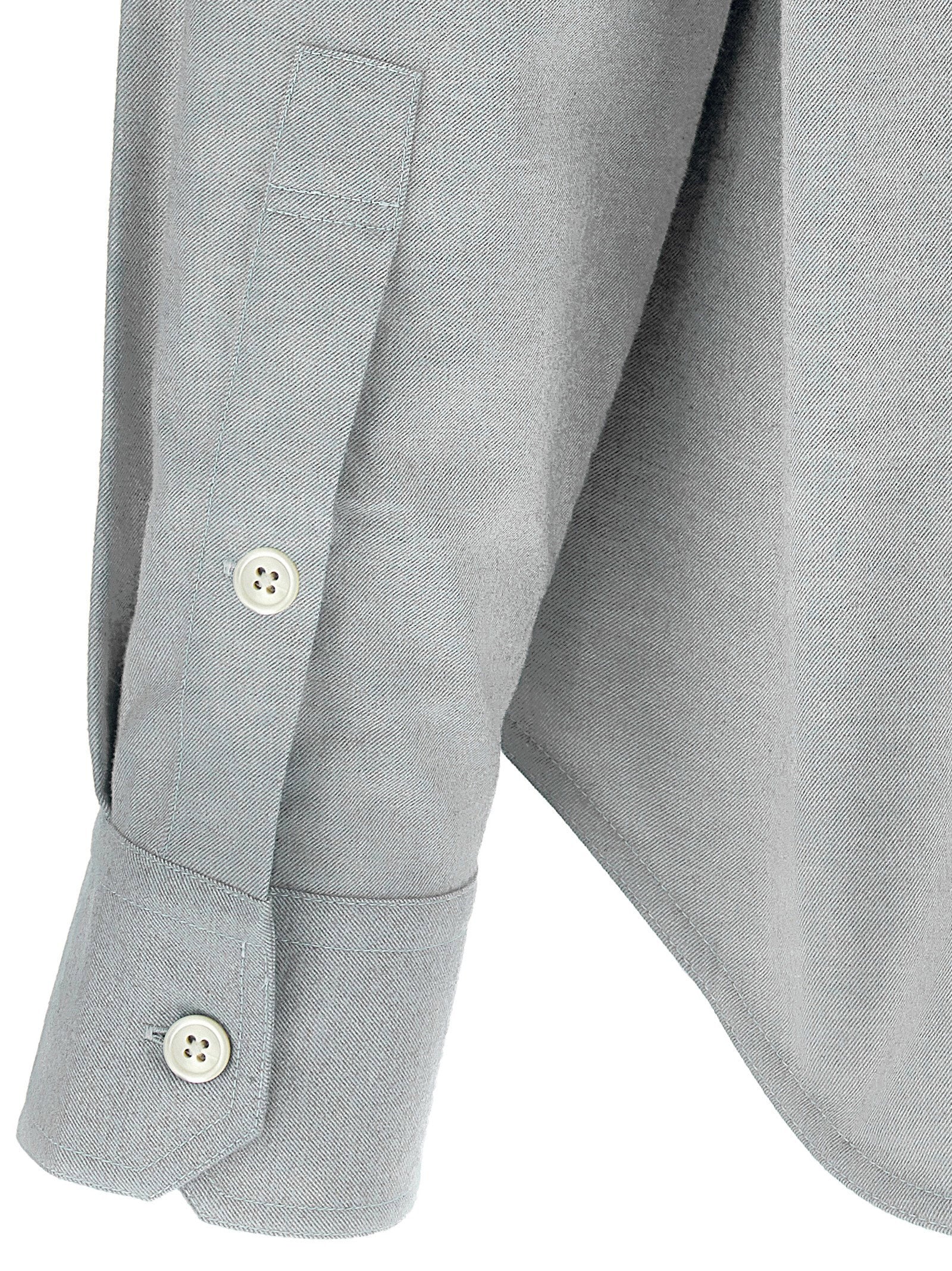 Thom Browne 4bar Flannel Shirt – 100% cotton - view 4