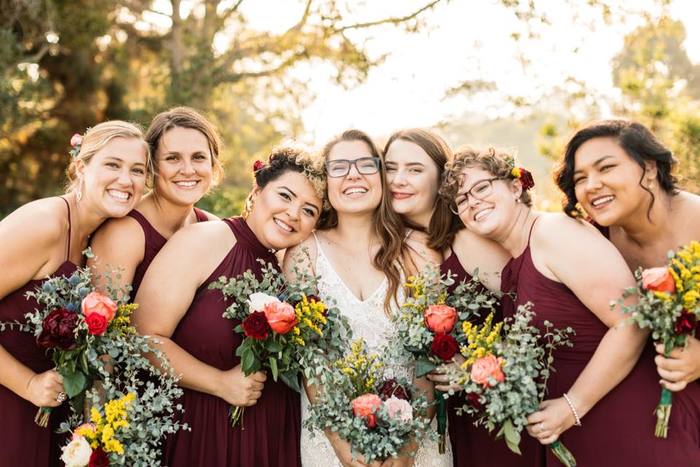 fiftyflowers.com San Diego Park Boho Wedding