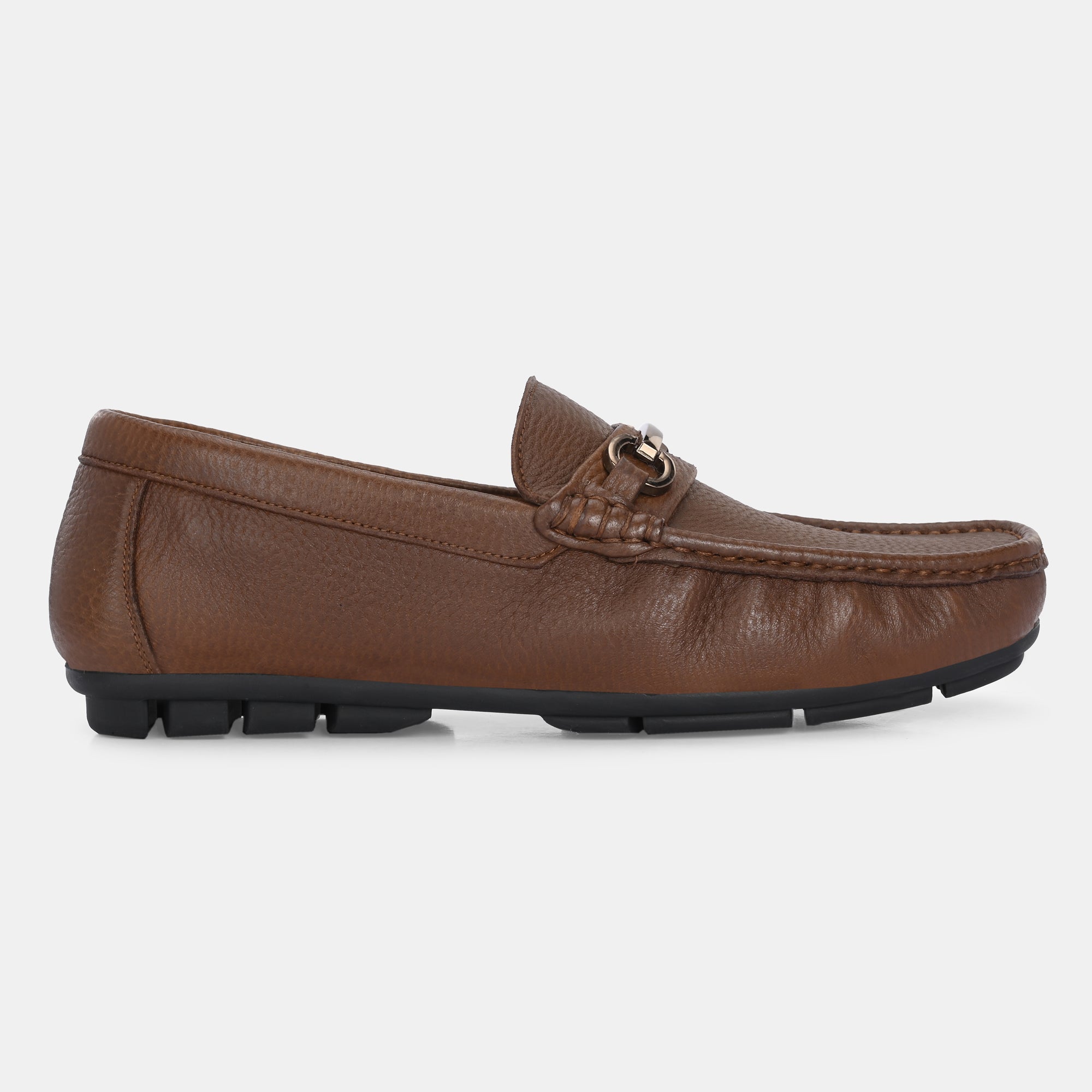 Pashmina Leather Loafers by Lafattio – Tan - view 5