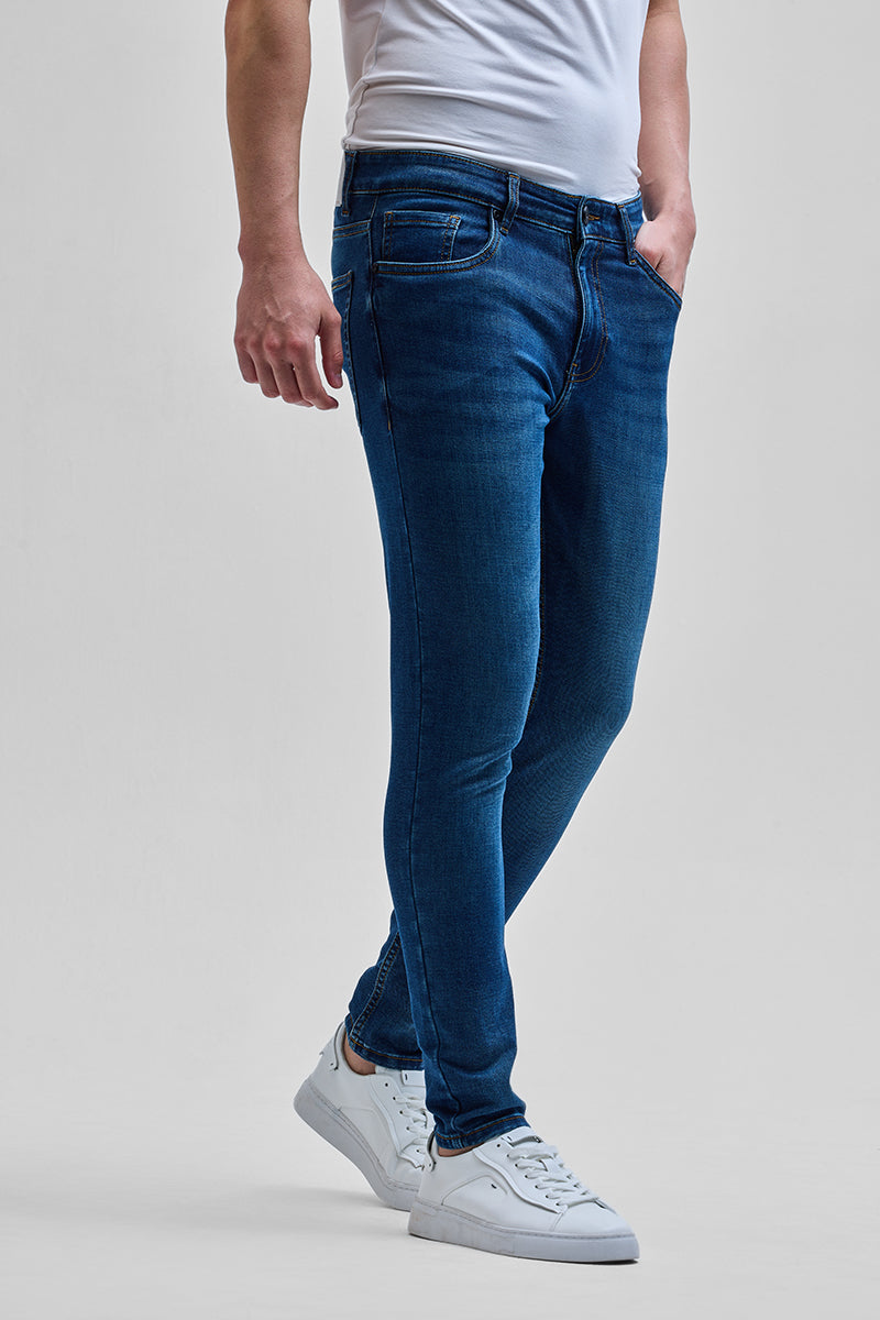 SNITCH Denim Blue Skinny Fit Jeans