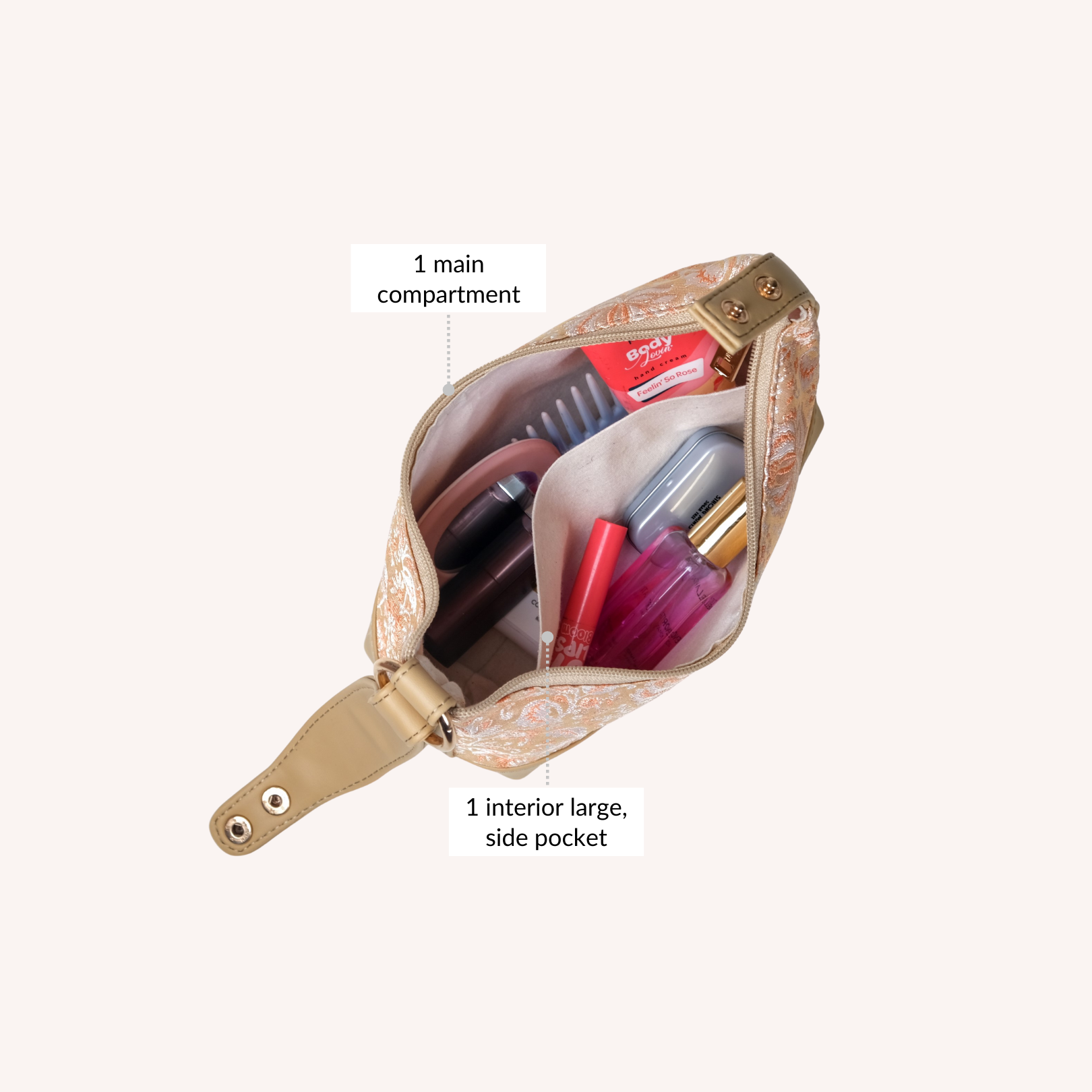 Nestasia Beige Eden Handbag - view 7