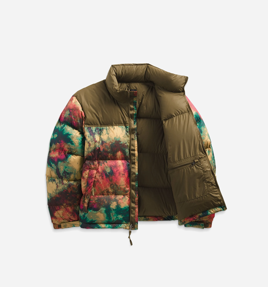 The North Face 1996 Retro Nuptse Jacket 'Antelope Tan Ice Dye Print' - view 2