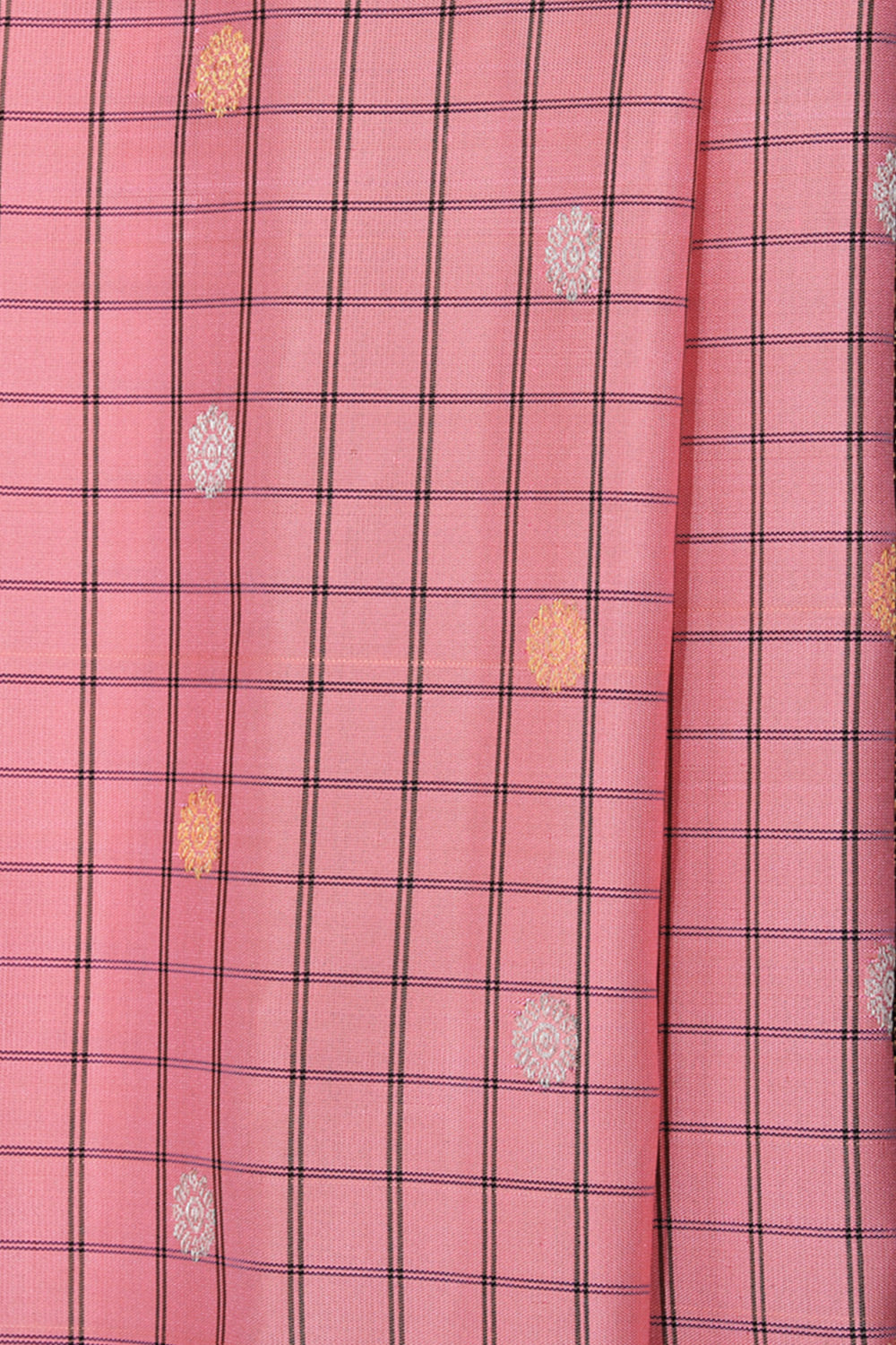 Kalanjali Gadwal Silk Pink Saree – Women's - view 2