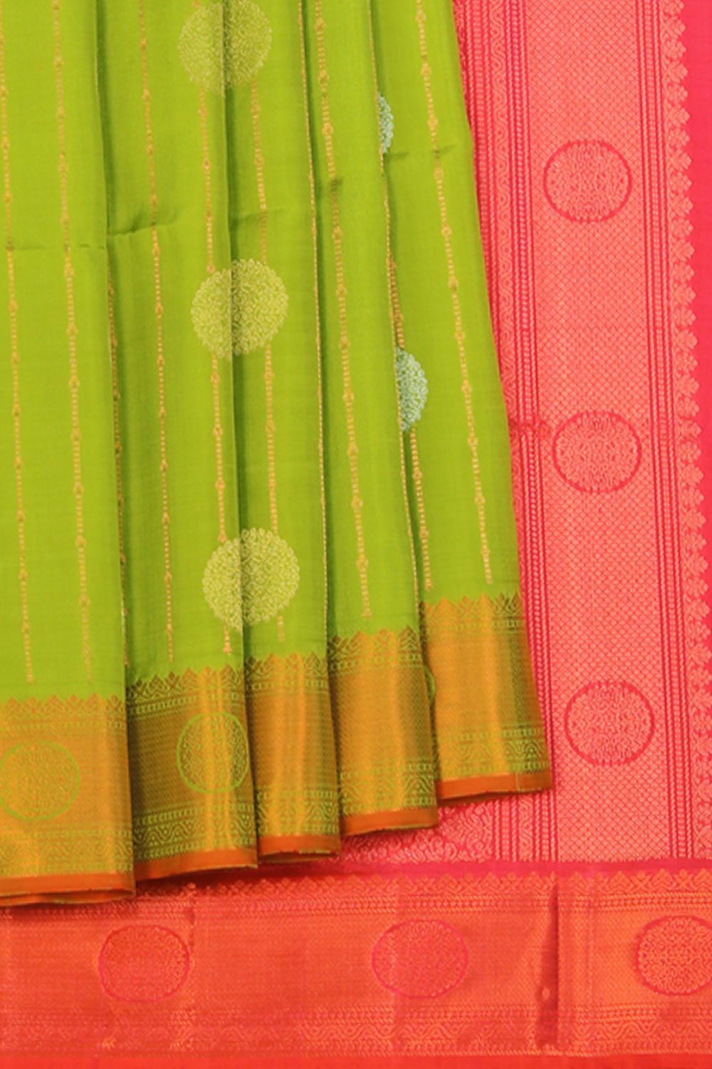 Kalanjali Gorgeous Green Saree – Women's