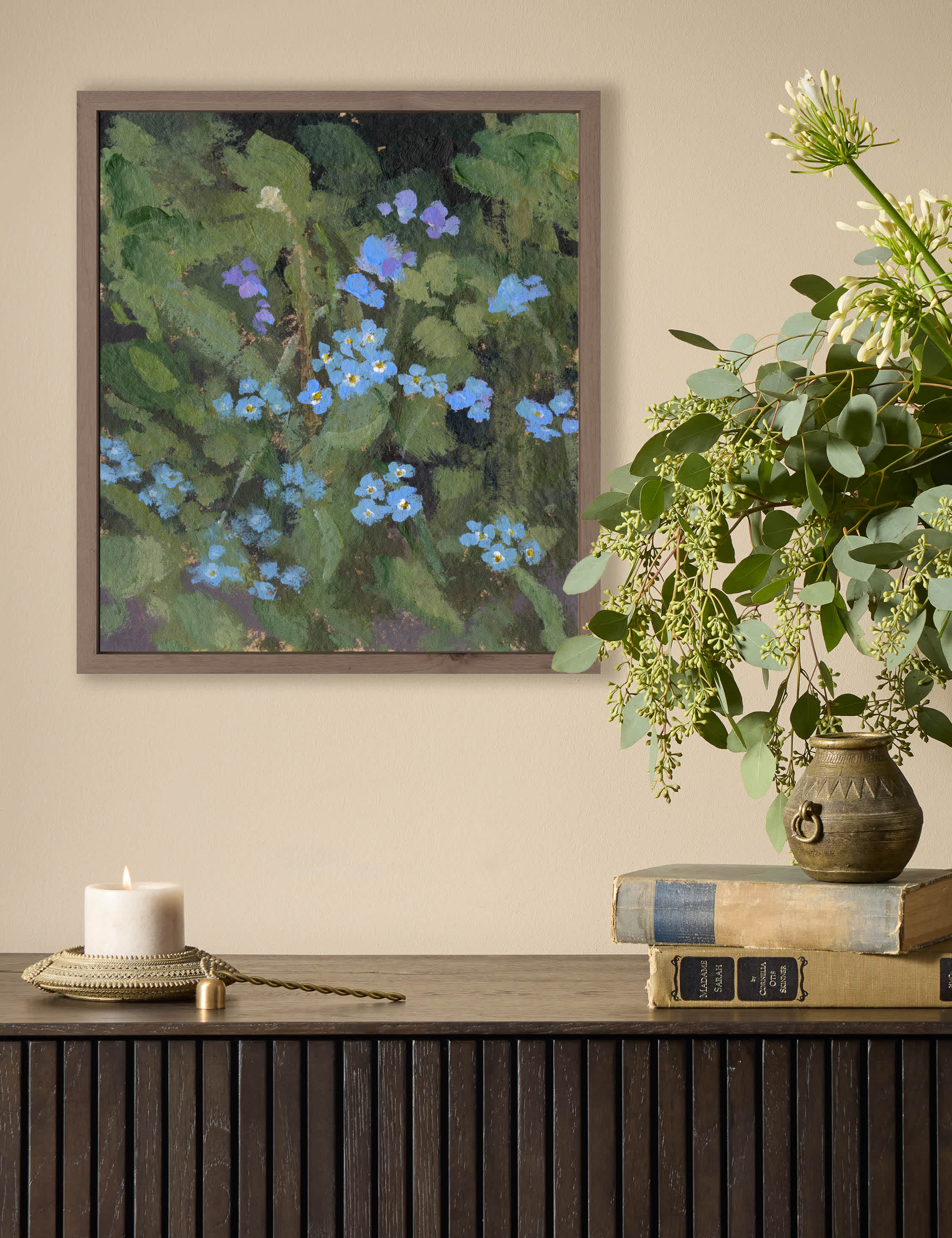 Lulu and Georgia Forget Me Nots Wall Art by Brittany Smith - view 15