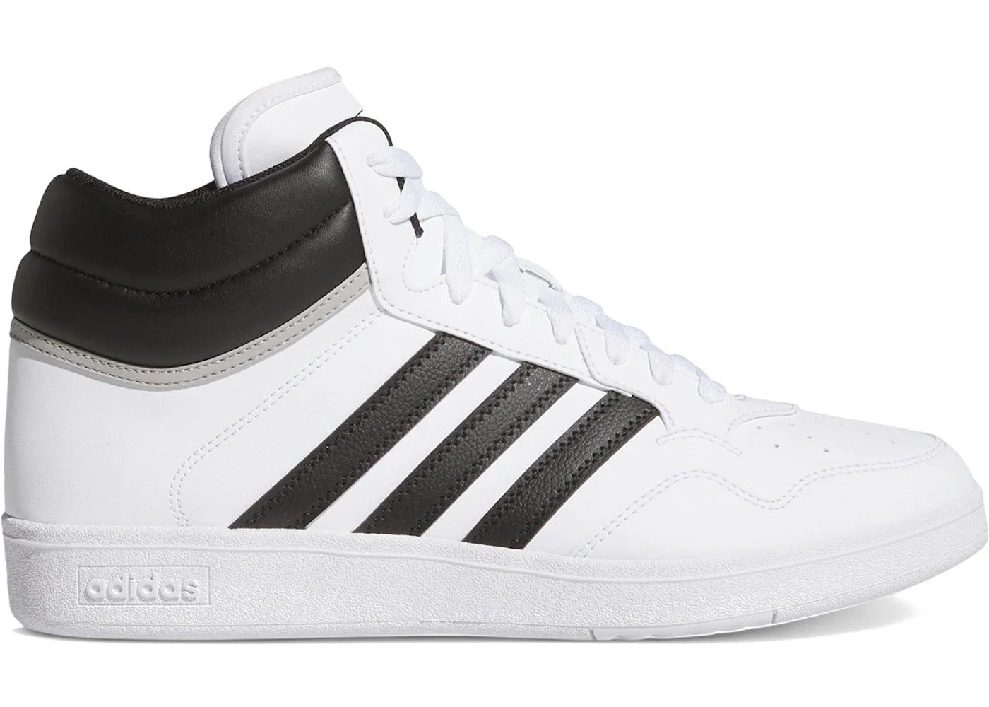 Hoops 4 0 – adidas Hoops 4.0 Mid Cloud White Core Black Grey Two