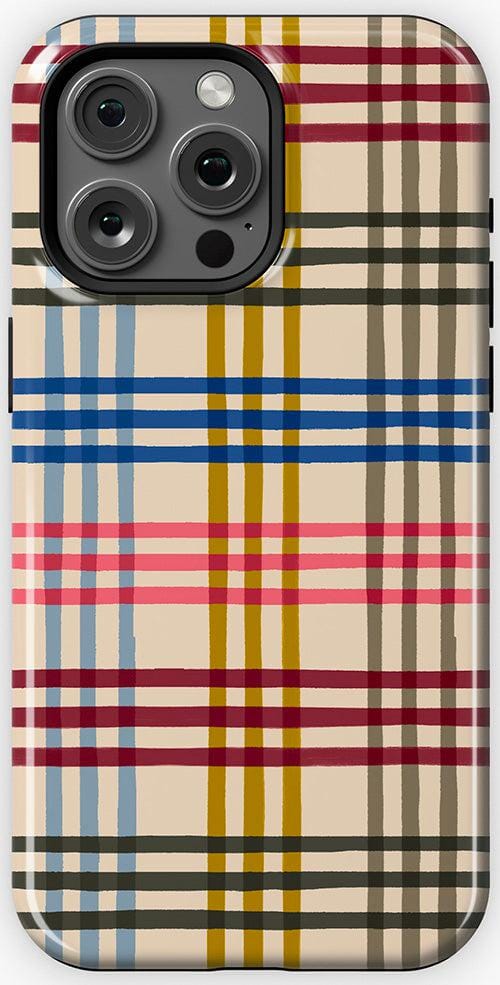 Casetry Colorful Plaid | Kitty and Vibe Holiday Case - view 2