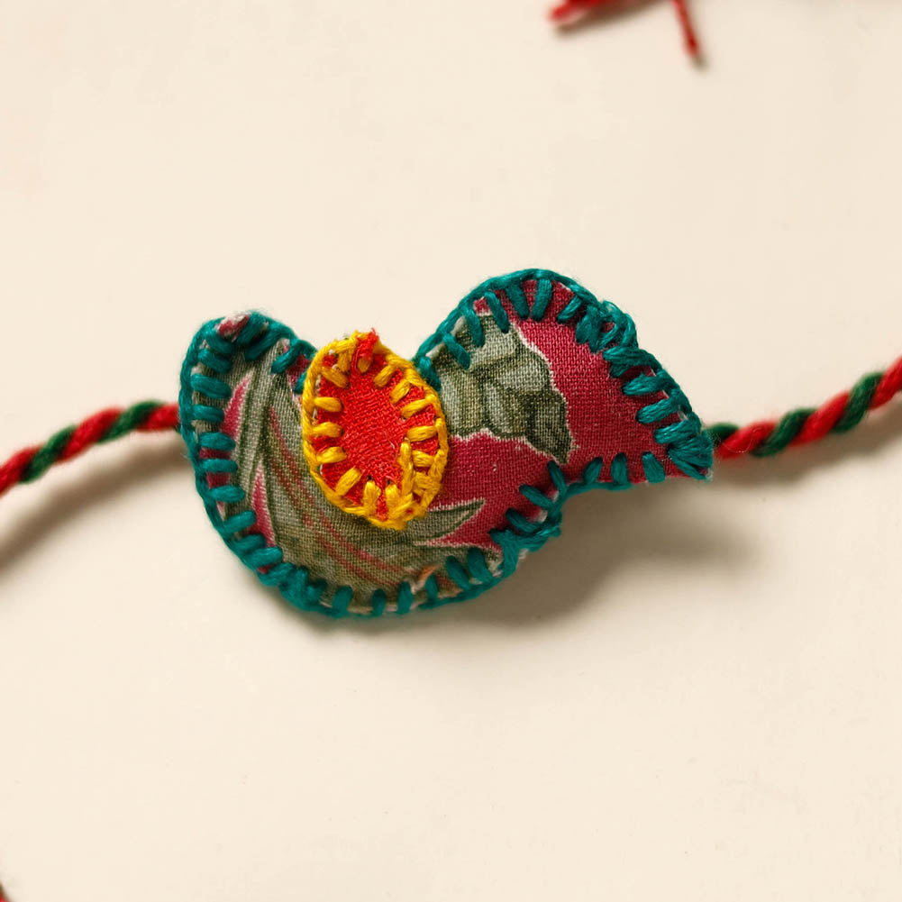 JAN SANDESH Bird - Handmade Threadwork Kids Rakhi 24 - view 2