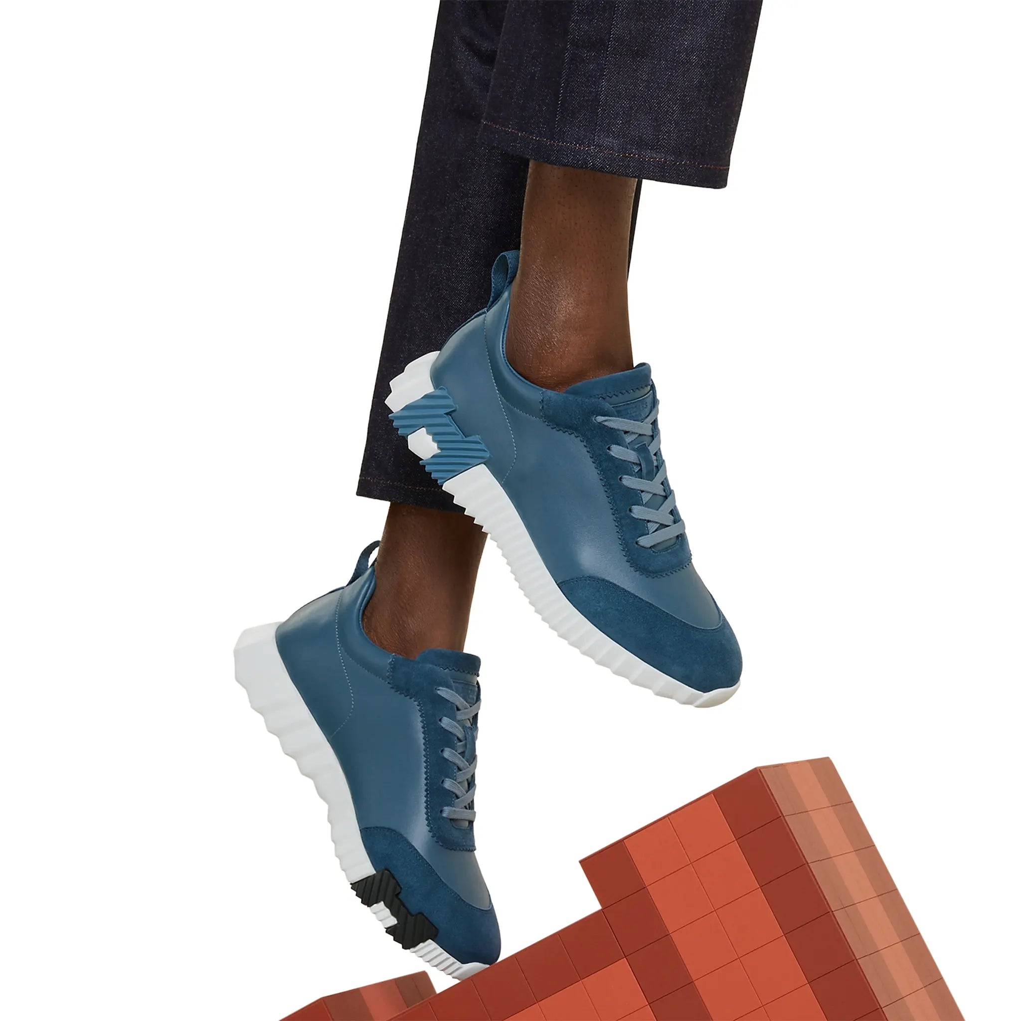 Hermès Paris Bouncing Sneaker Bleu Turquin - view 6