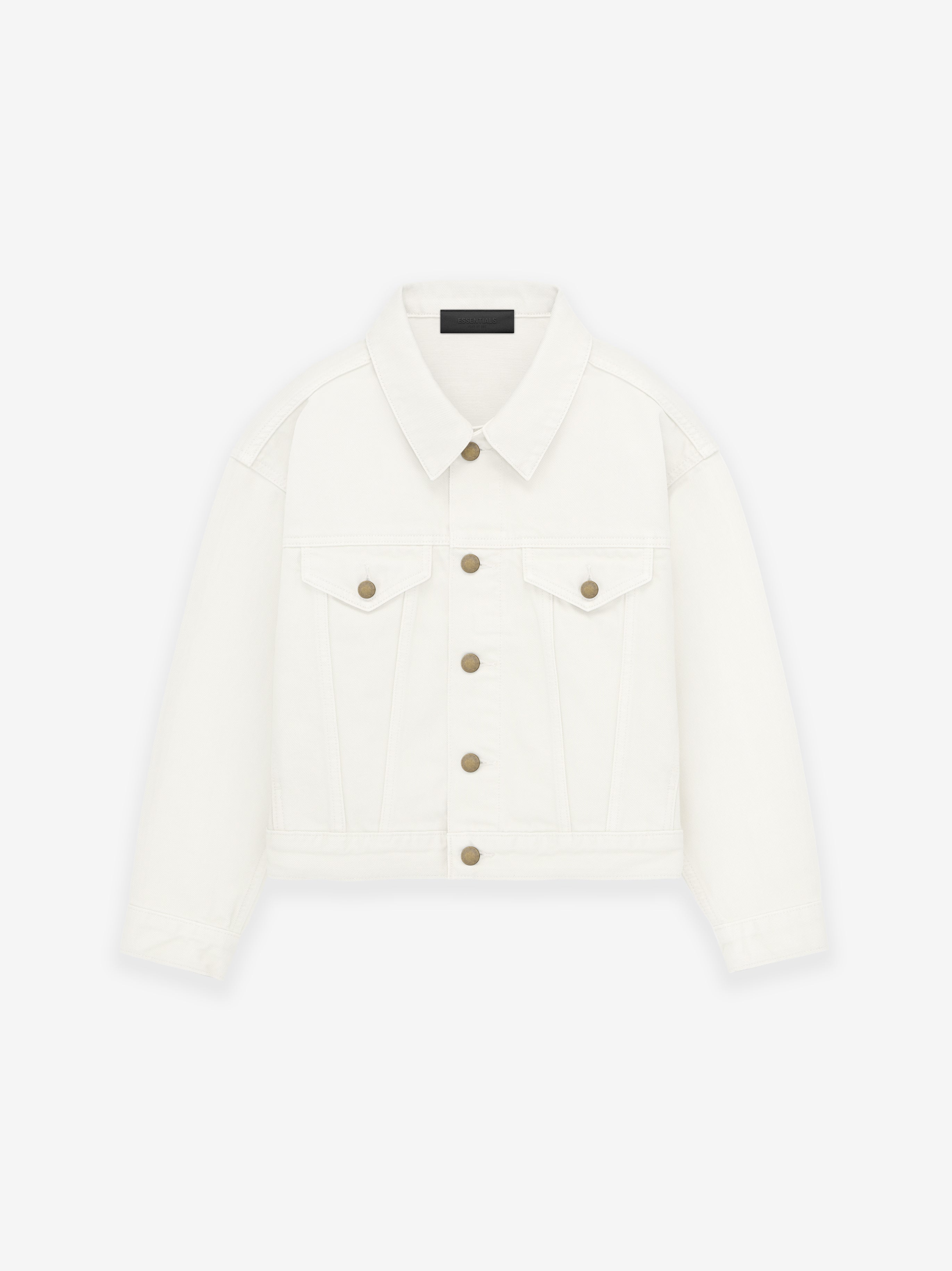 ESSENTIALS Kids Denim Jacket – Cloud Dancer