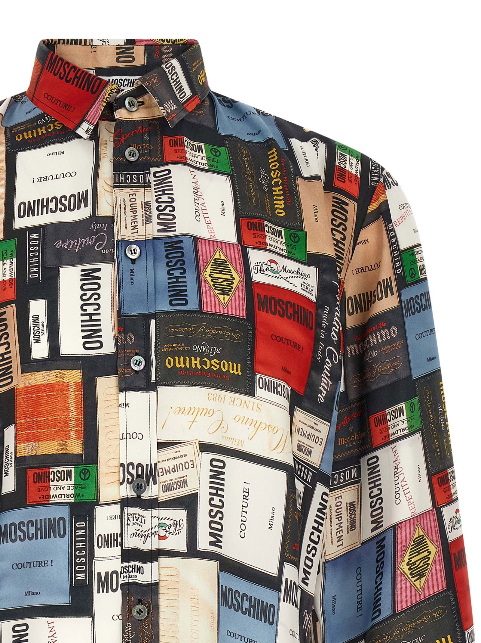Moschino Labels Shirt – 100% silk - view 3