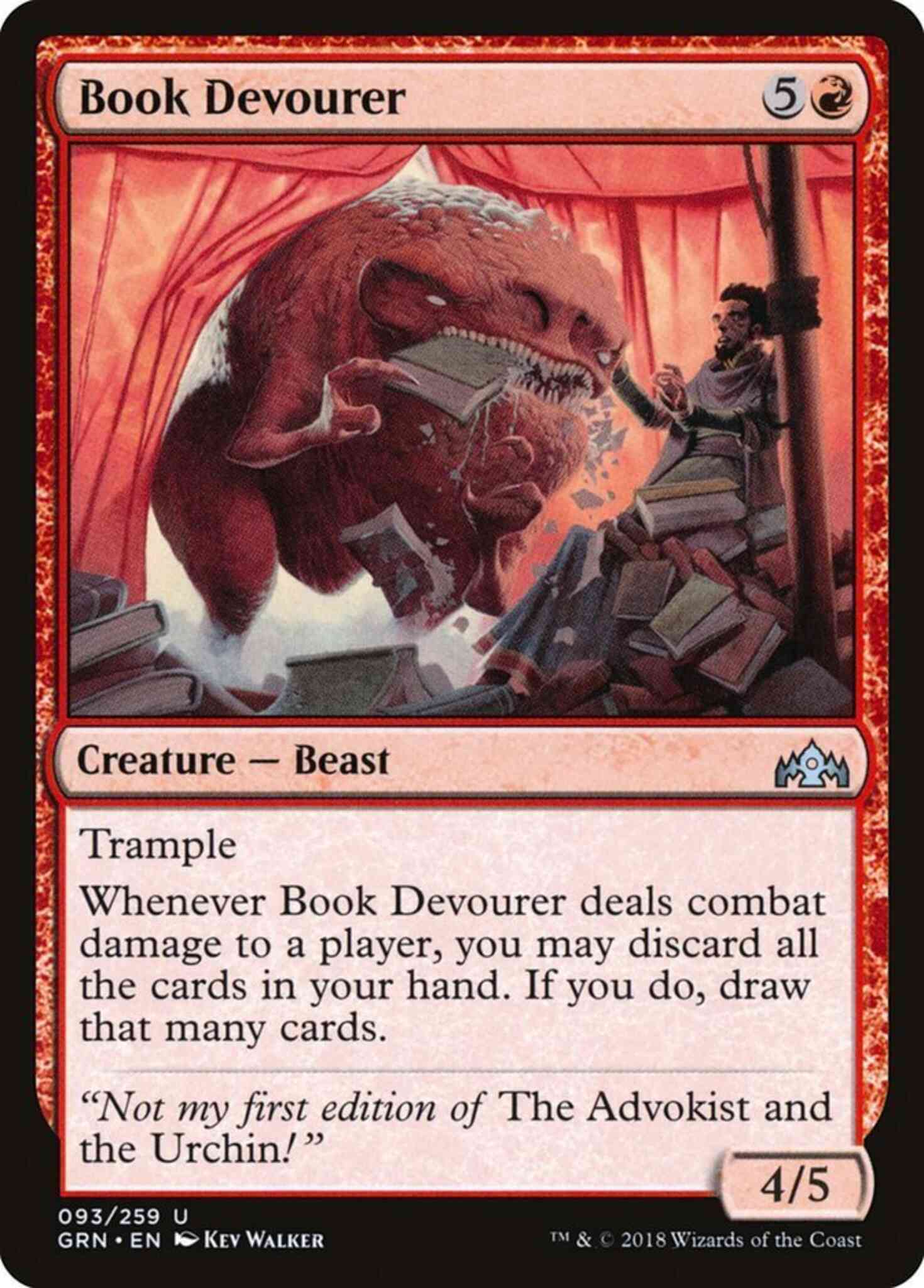 Book devourer 93 – Magic Book Devourer [93] [Guilds of Ravnica] [Non-Foil]