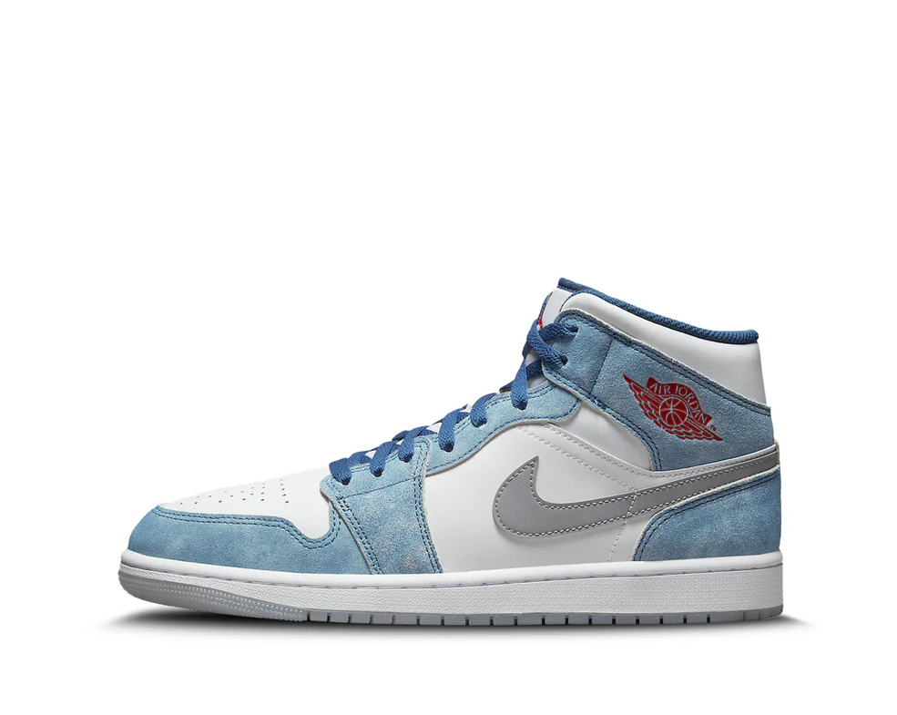 Sneaker Cafe Mumbai Jordan 1 Mid French Blue Fire Red