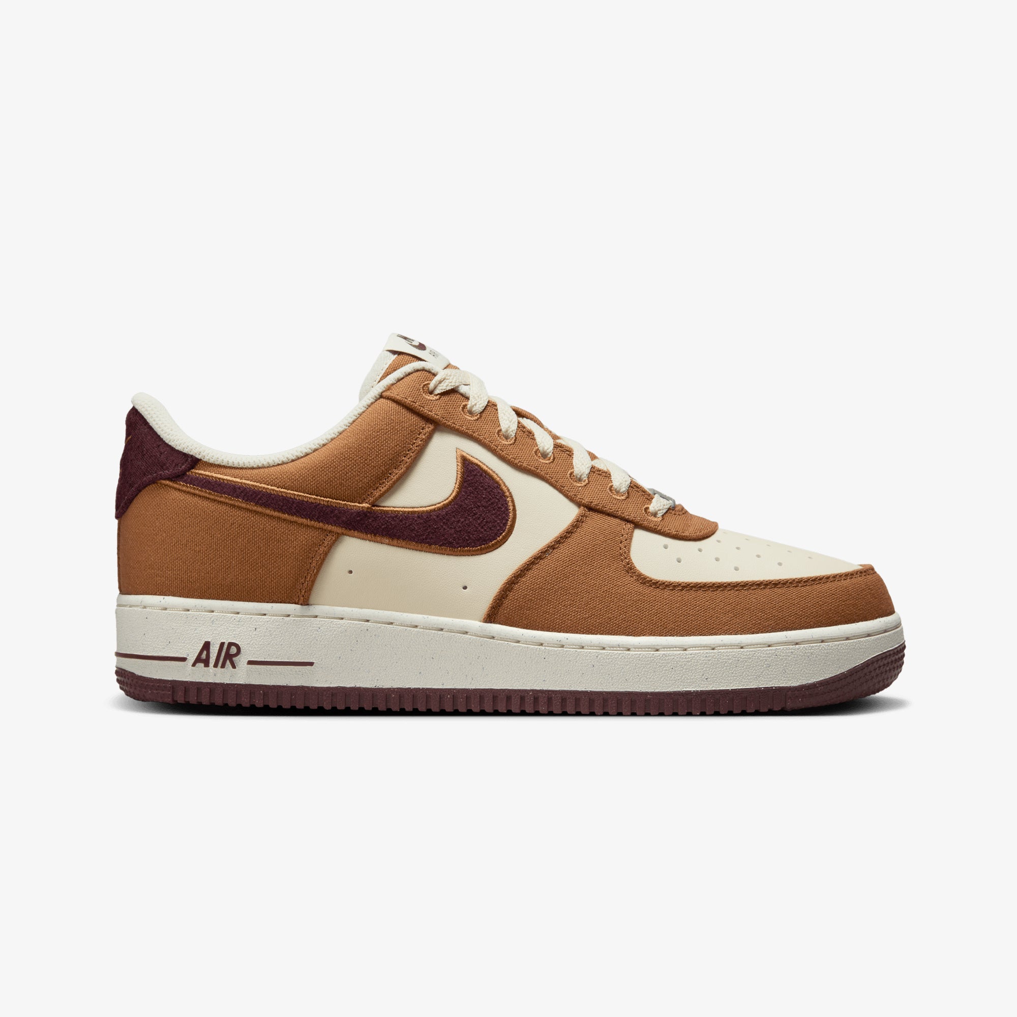 Lv8 lt british – Nike | Air Force 1'07 Lv8 { Lt British Tan/burgundy Crush