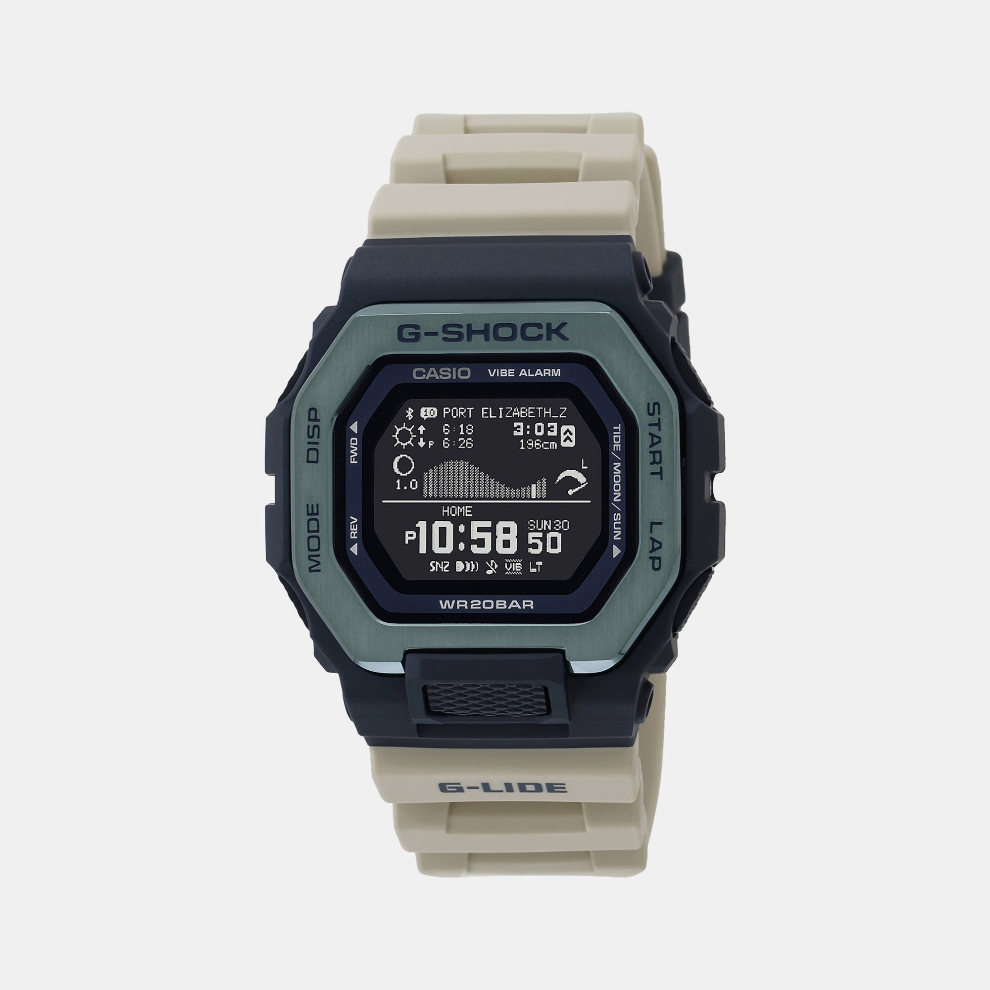 Casio G-Shock Men Quartz Blue Dial Digital Resin Watch G1390