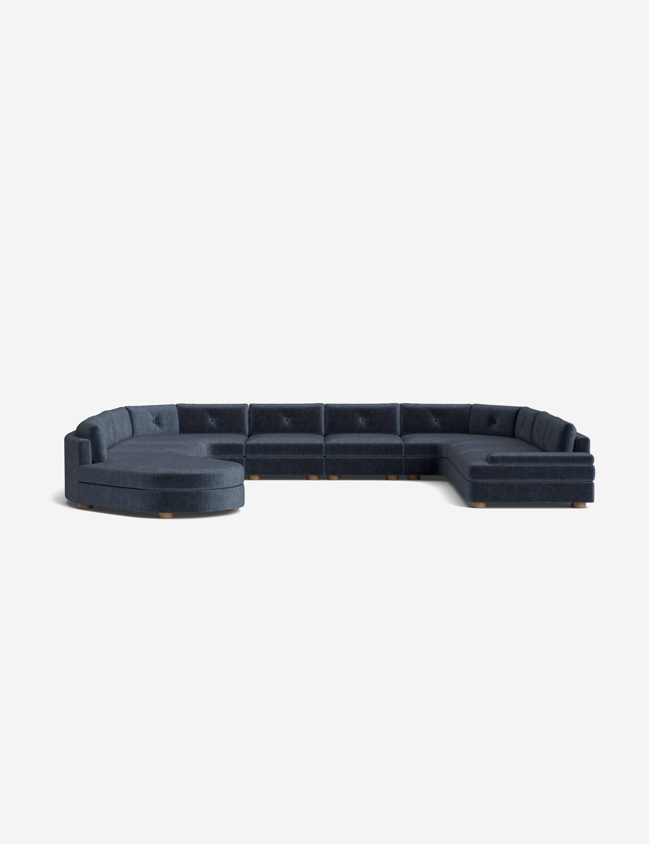 Lulu and Georgia Hill Modular U-Shaped Sectional Sofa - view 22