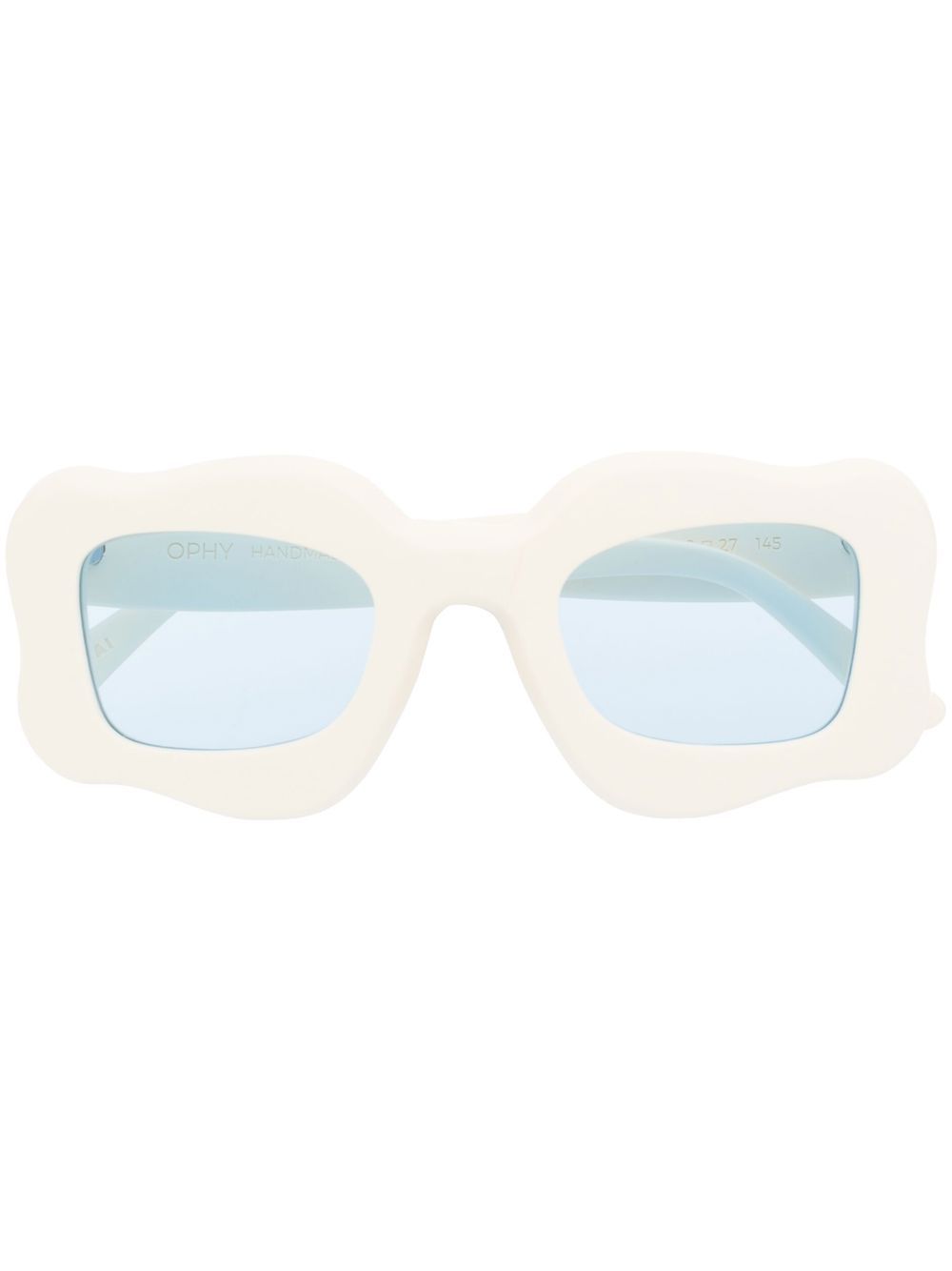 Bonsai oversized curved-frame sunglasses – PVC 100%