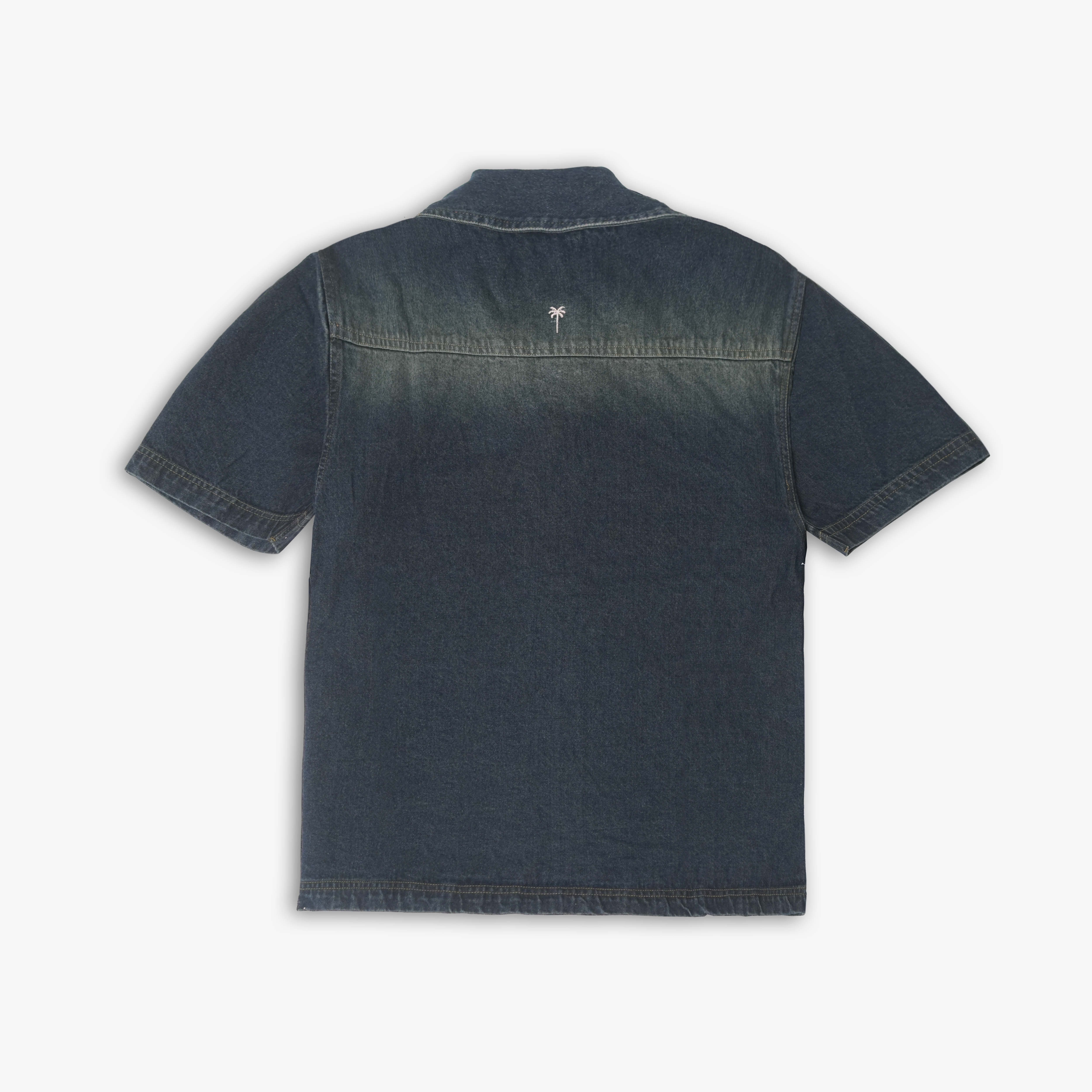 Superkicks | Denim Overshirt { Blue - view 2