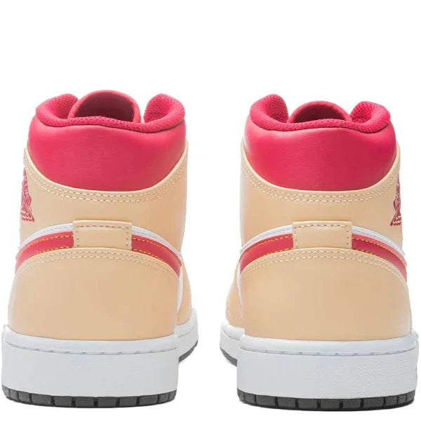 Kicks Machine Air Jordan 1 Mid "Light Curry Cardinal Red" Sale - view 5