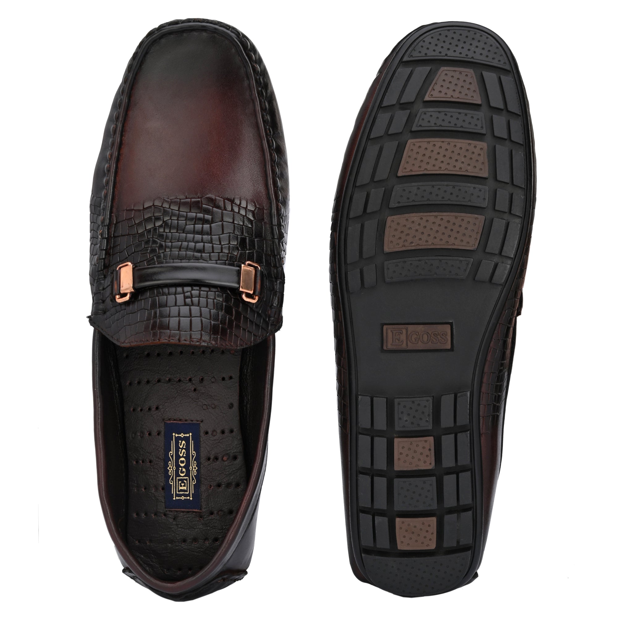 egoss-shoes Buckled Formal Loafers For Men by Egoss - view 18