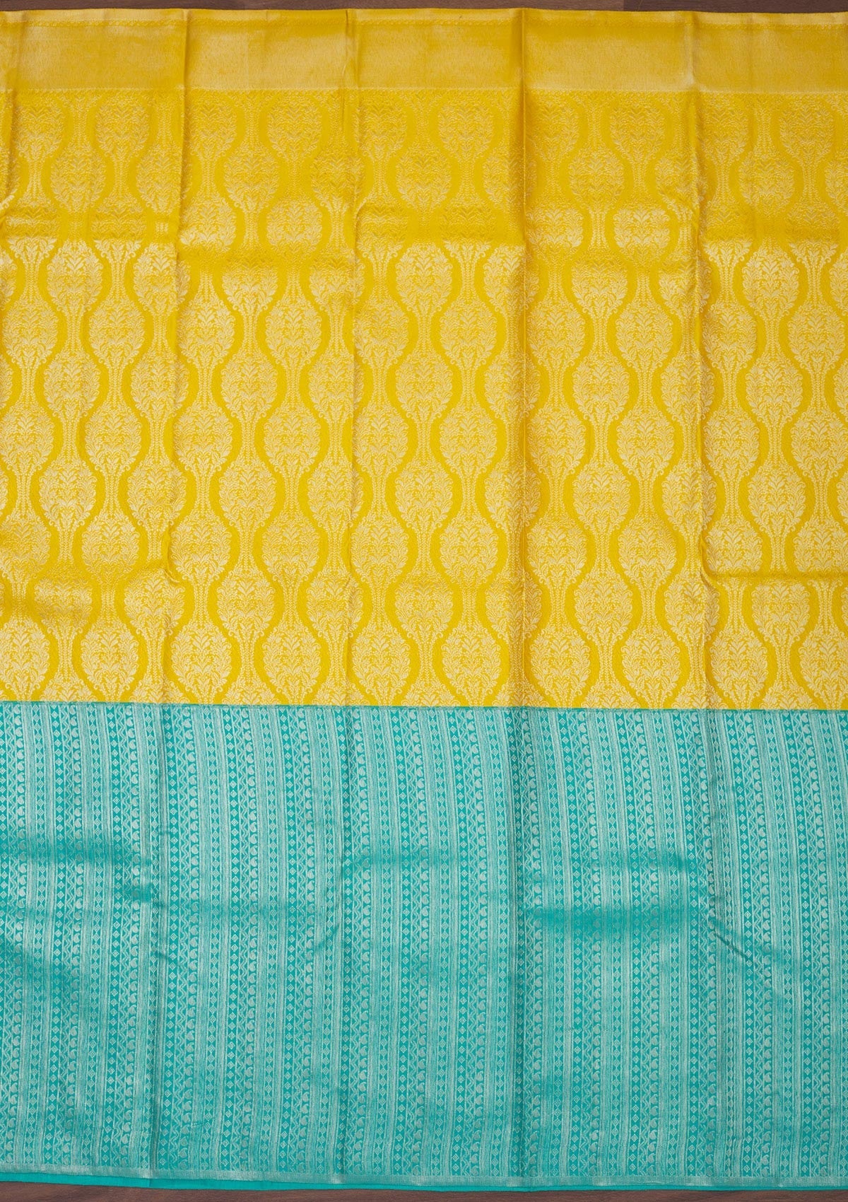 Koskii Sky Blue Zariwork Pure Silk Saree – Women's - view 6