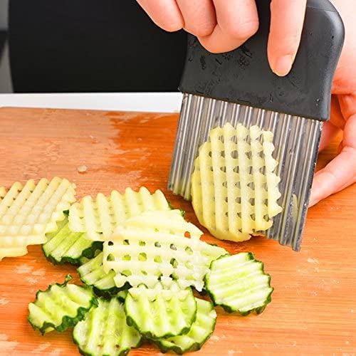 Catterton Stainless Steel Crinkle Knife (Pack Of 2)