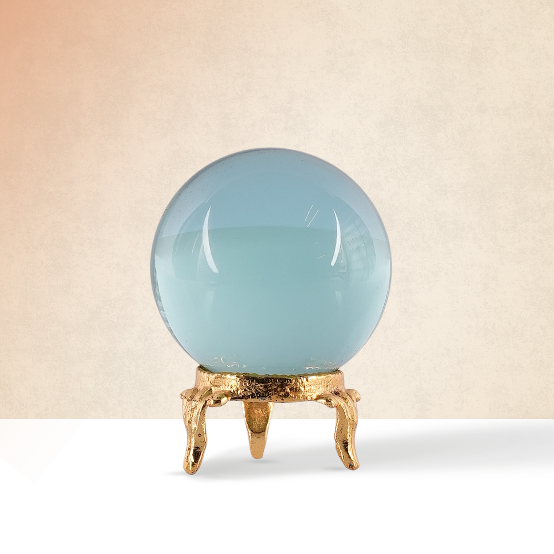 Gemsmantra Aqua Obsidian Sphere/Ball