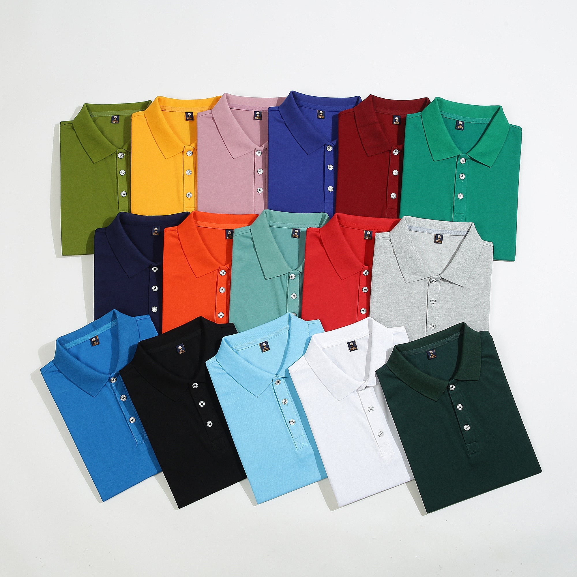 702f46 Men's Polo Neck T-Shirts???? (Pack Of 5) - view 5