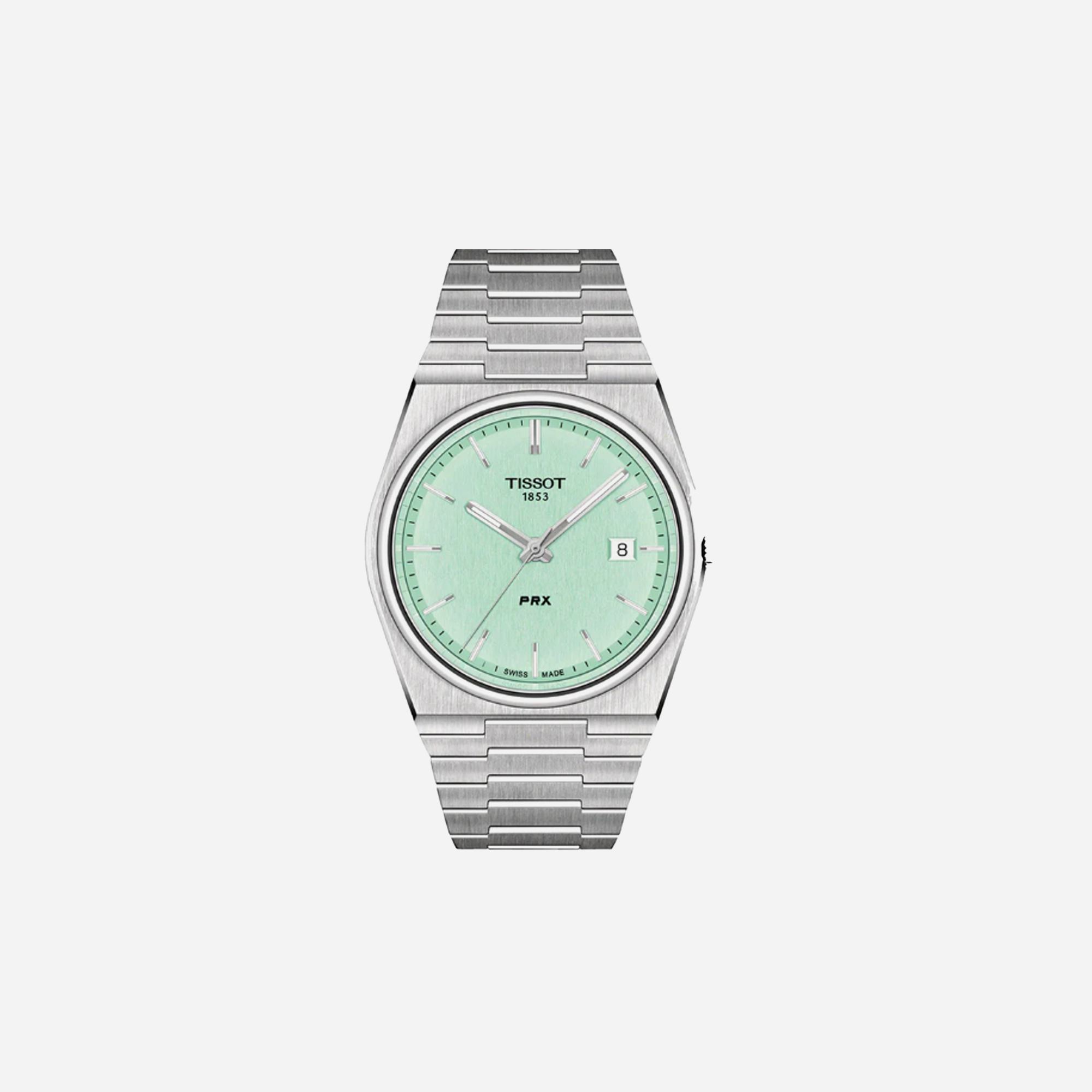 Tissot PRX T-Classic Green Dial Analog Stainless steel Watch
