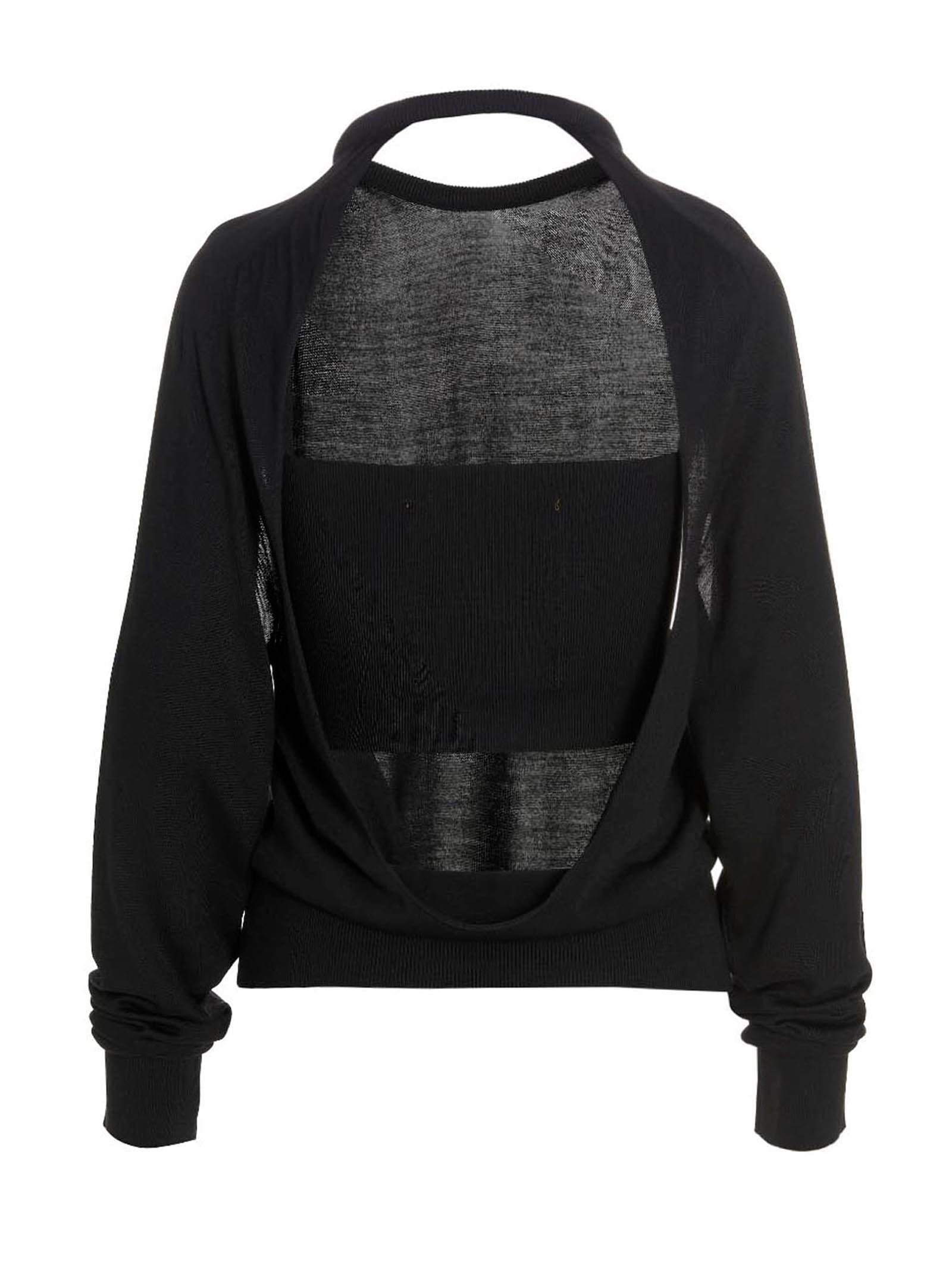 Ramael Cut Out Insert Top Sweater – 100% silk - view 2